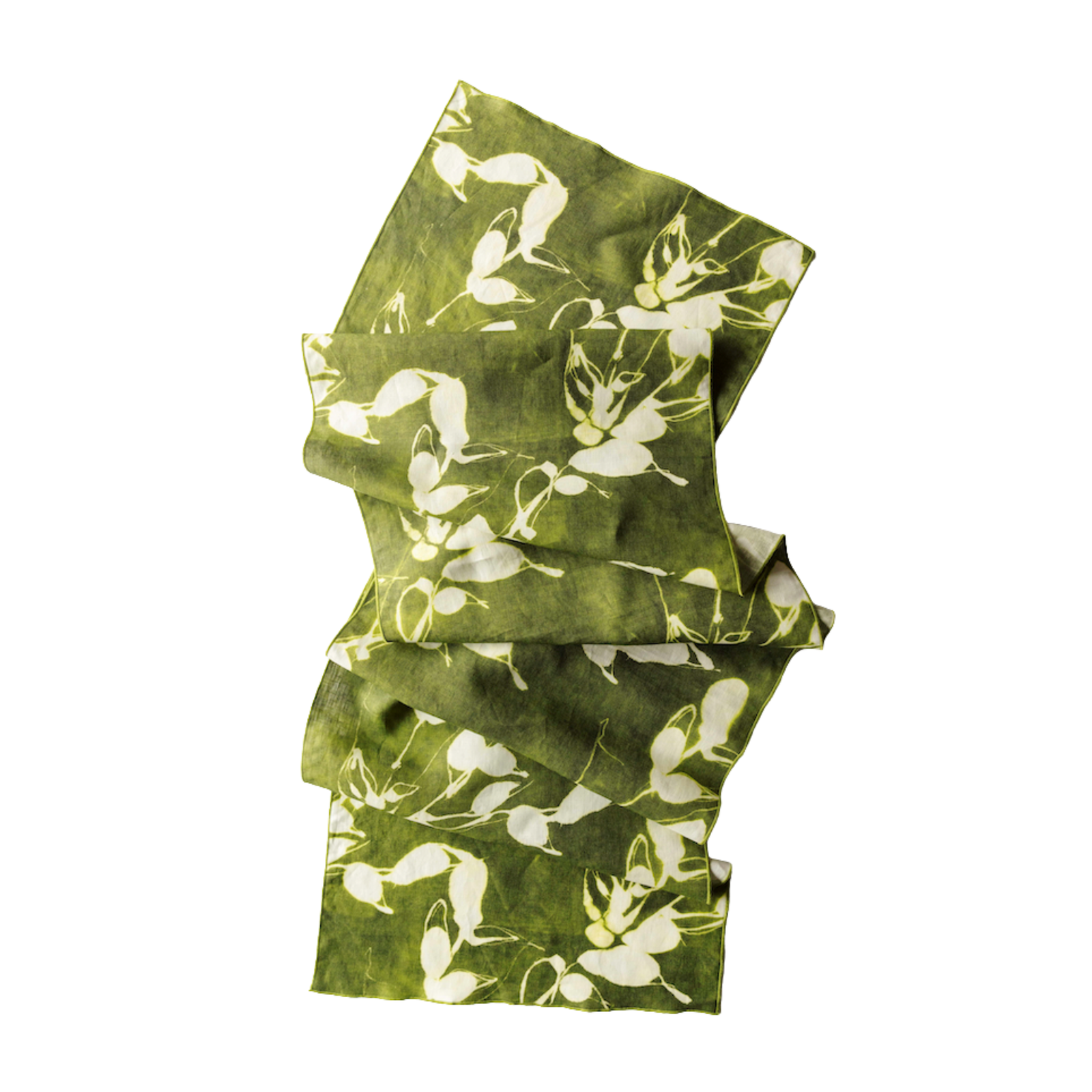 Porto Print in Olive Runner