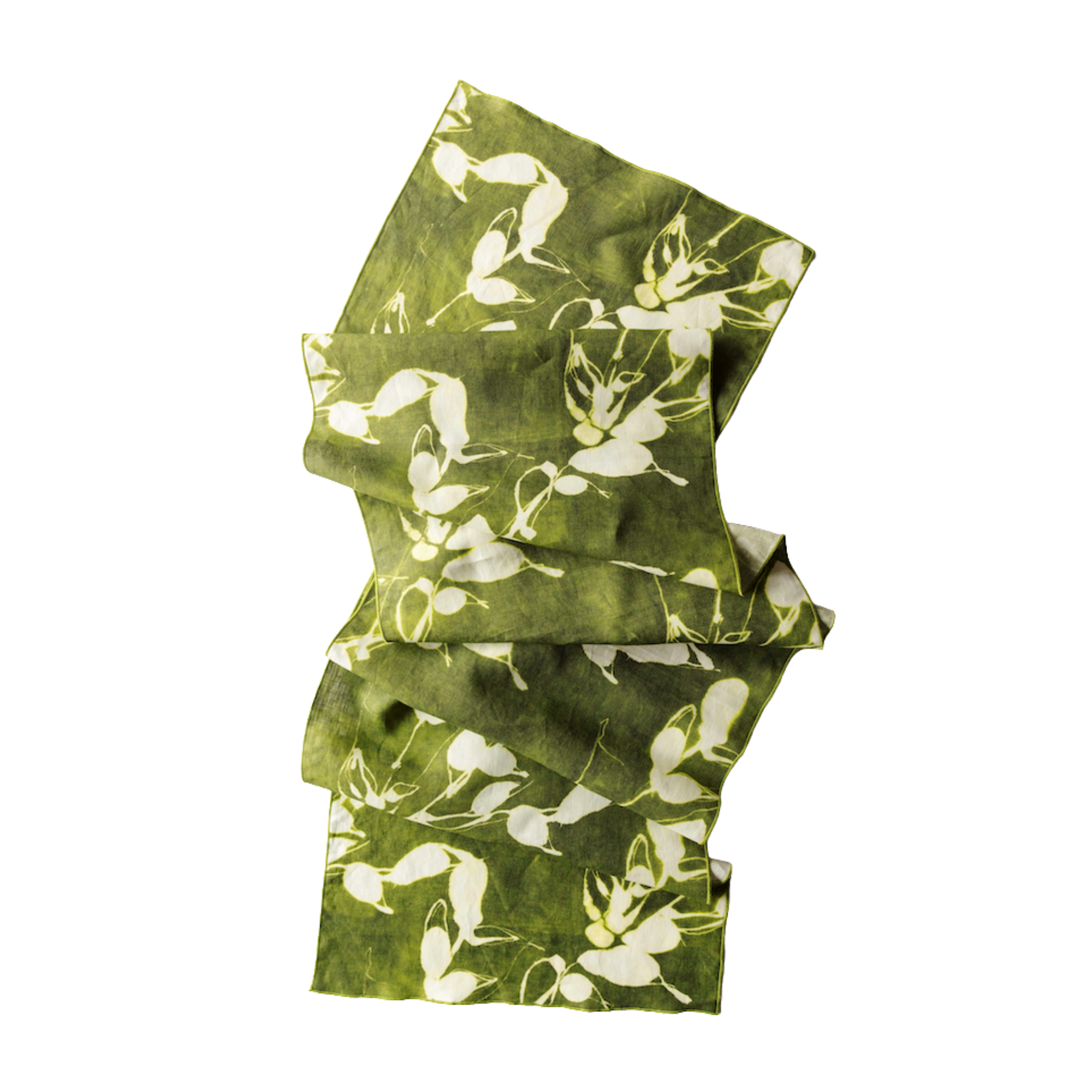 Porto Print in Olive Runner