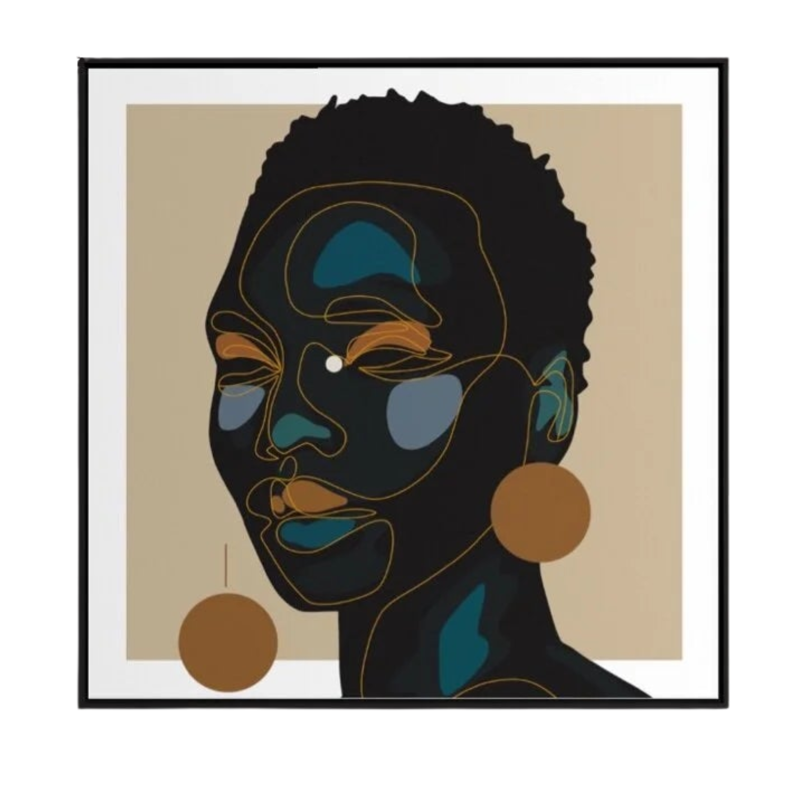 'Lira' Cut Like Miss Universe Art Print - Square