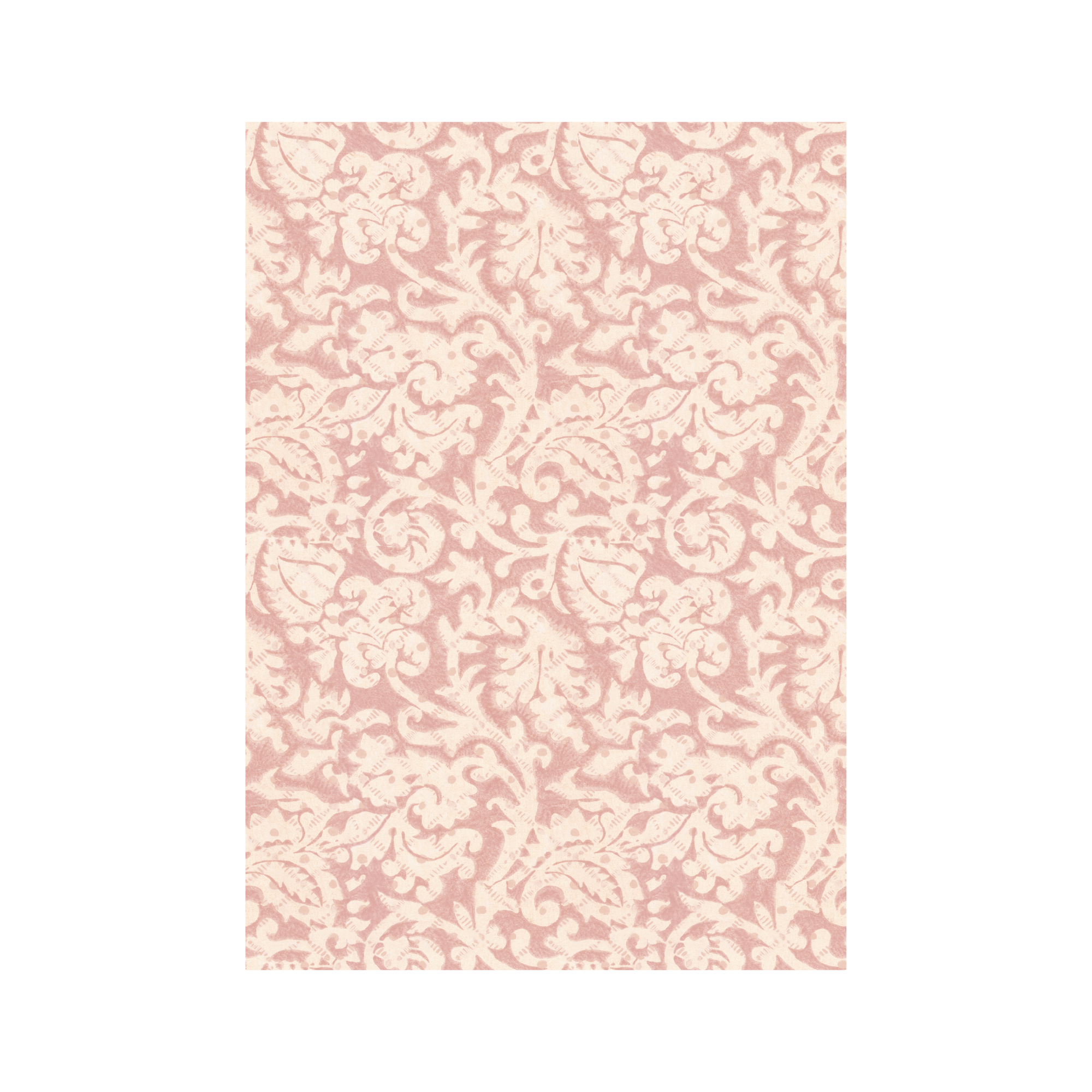 Huxley Wallpaper - Faded Madder