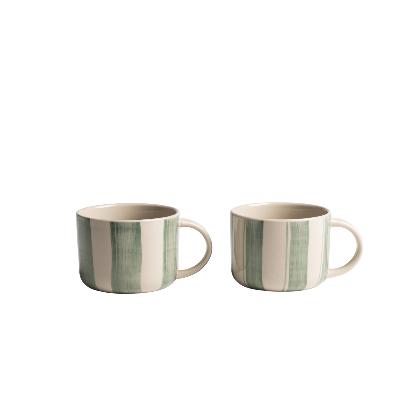 Cornflower Mug - Brushed Sage Green - Medium (Set of 2)