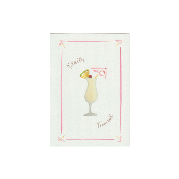 Totally Tropical Greetings Card
