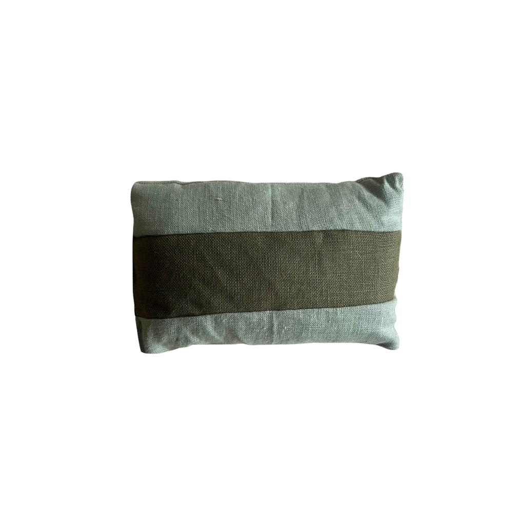 Greens Striped Lavender Pillow