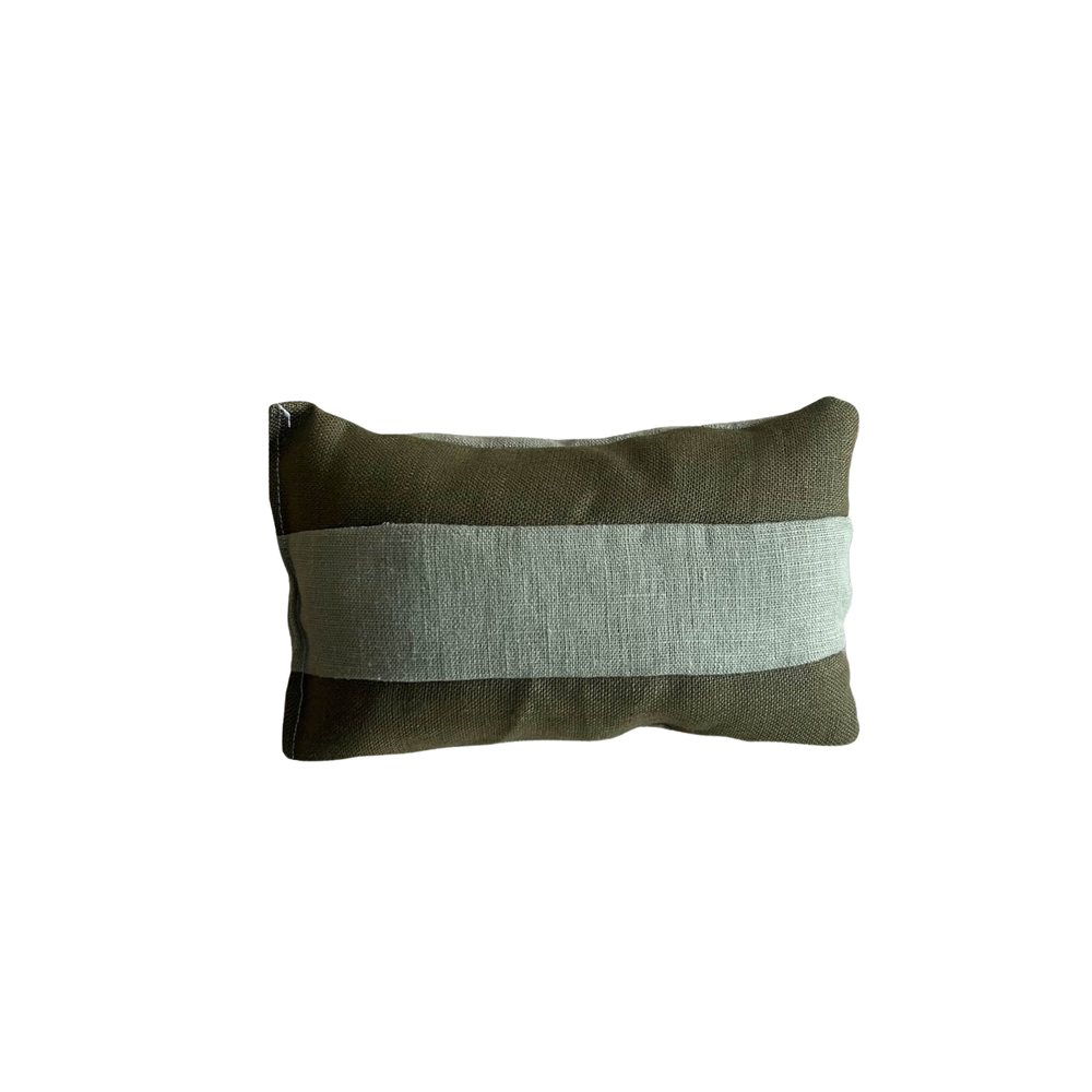 Greens Stripe Lavender Pillow