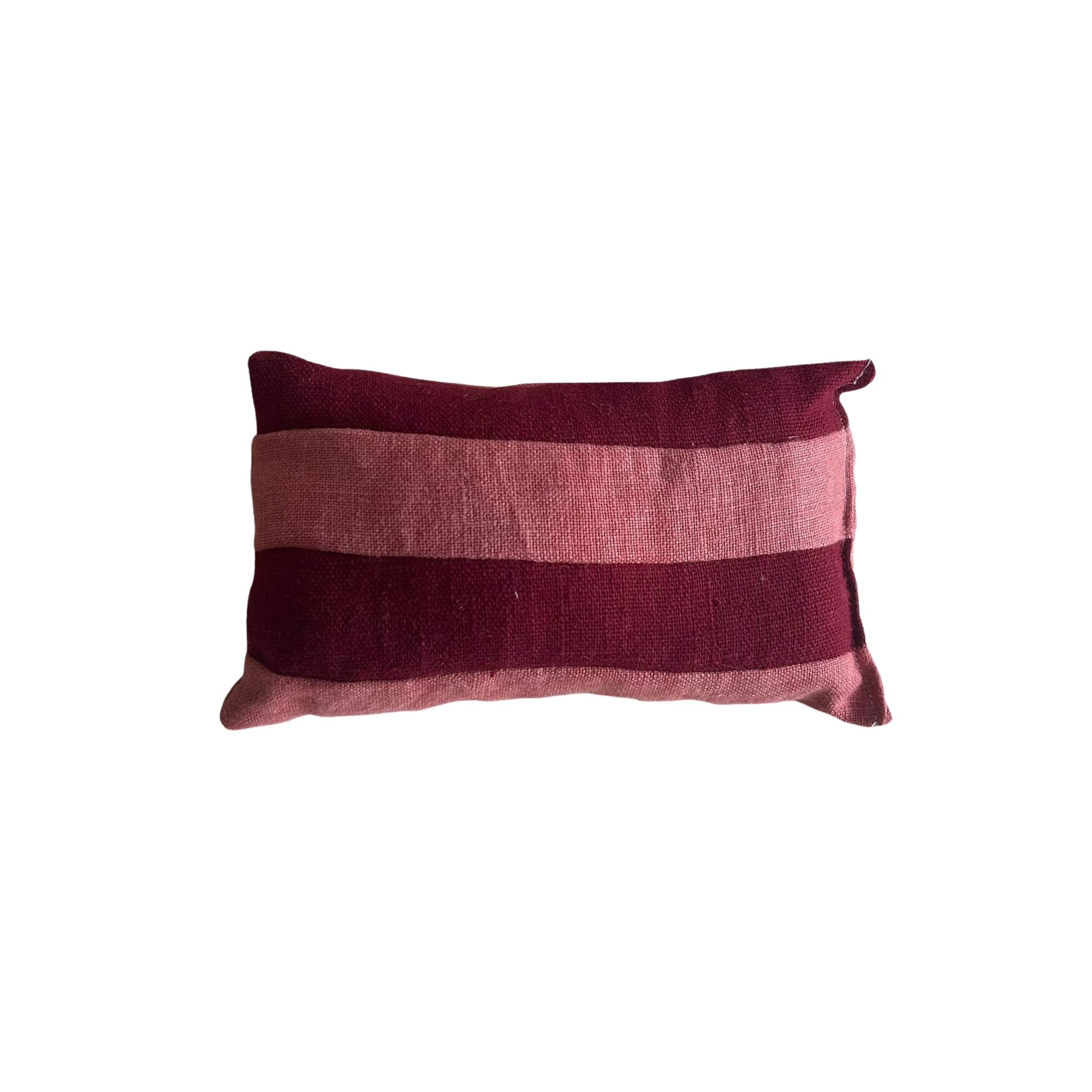 Cranberry Stripe Lavender Pillow