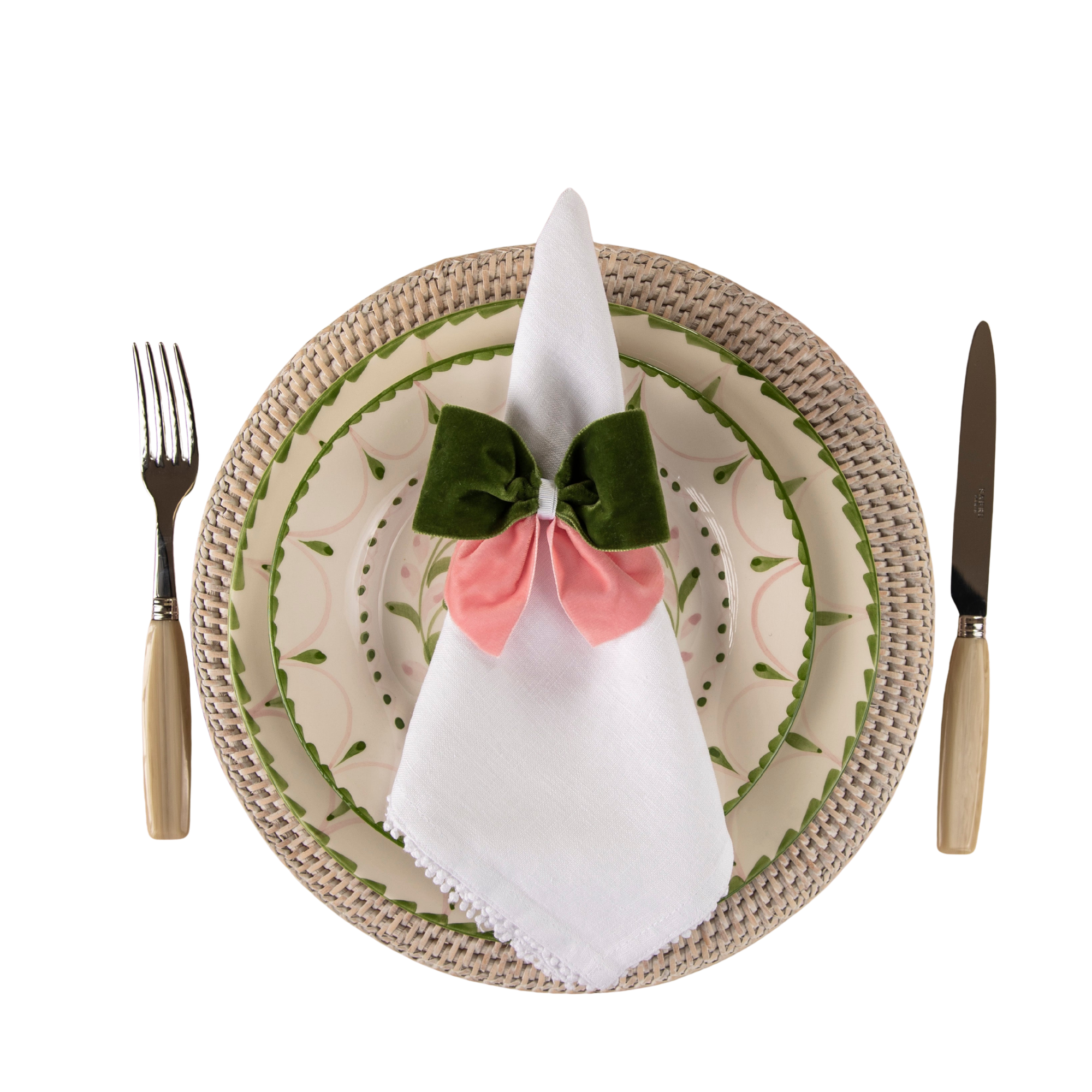 Velvet Napkin Bows - Set of Four