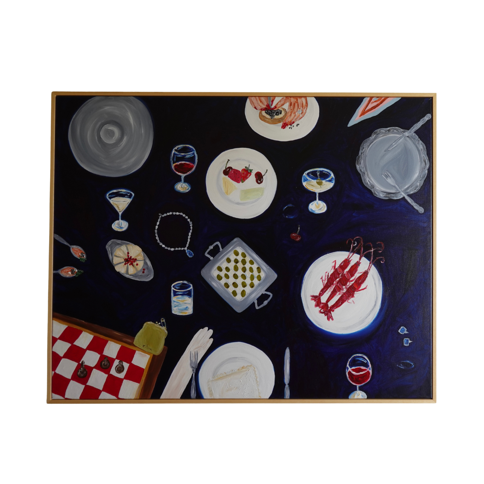 Food Brings People Together Painting
