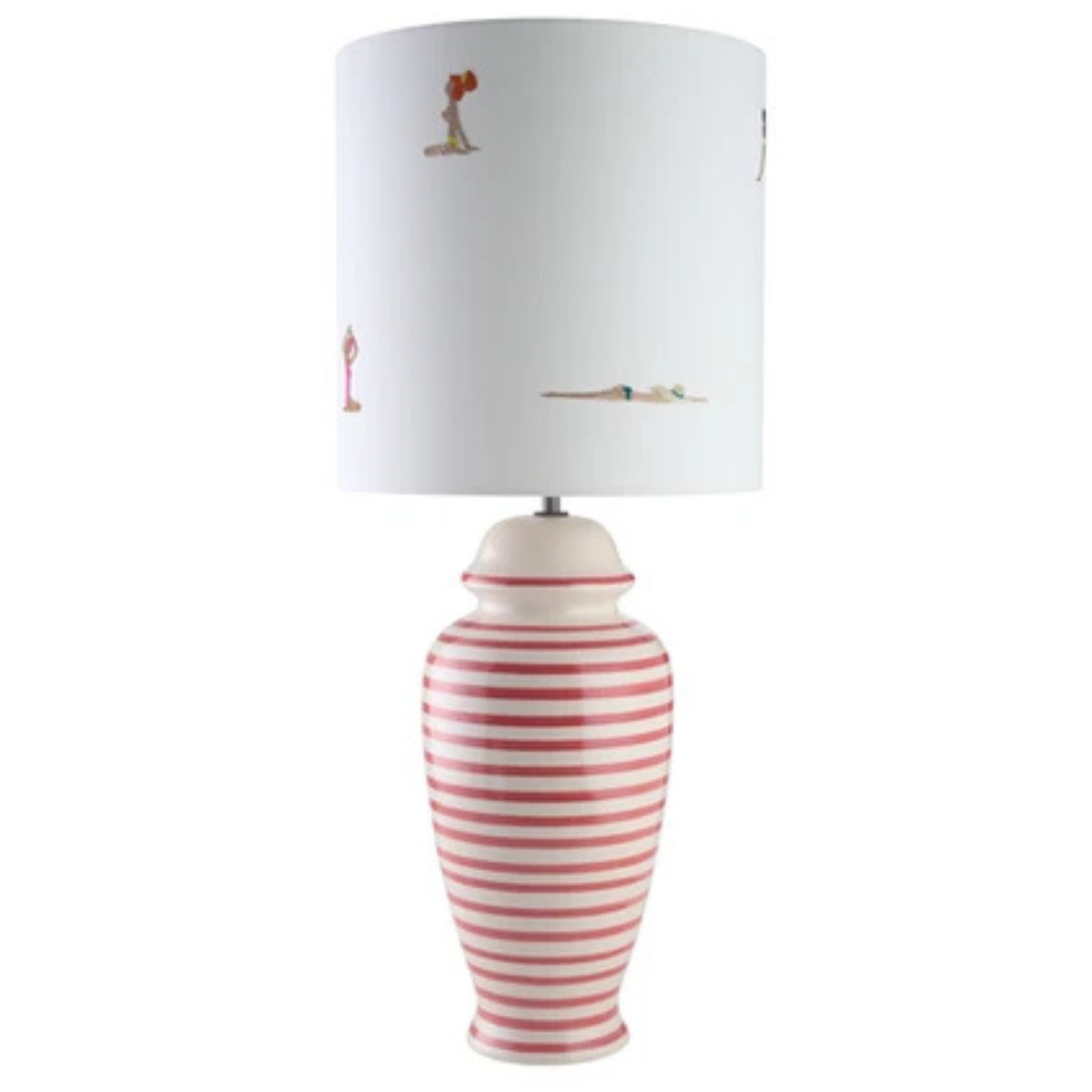 Pampelonne Hand Embroidered Large Lampshade