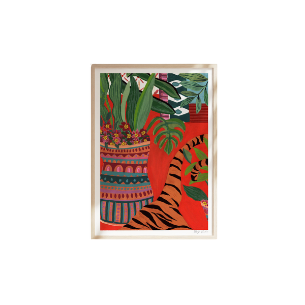 Hiding Tiger Limited Edition Art Print