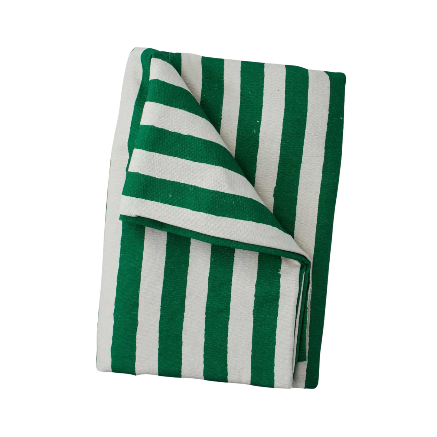 Christmas Green Stripe Tablecloth