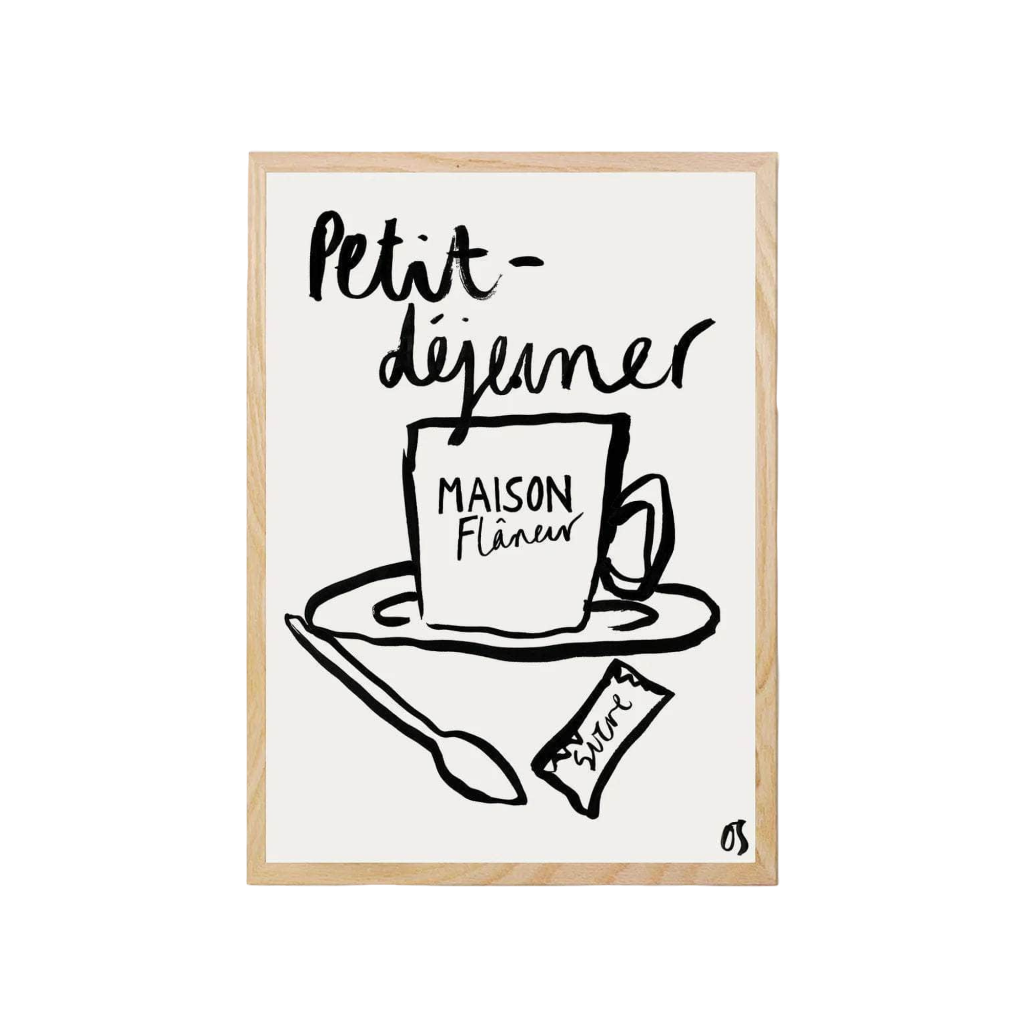 Maison Flâneur x Olivia Sewell Petit-Déjeuner | Wall Art Print