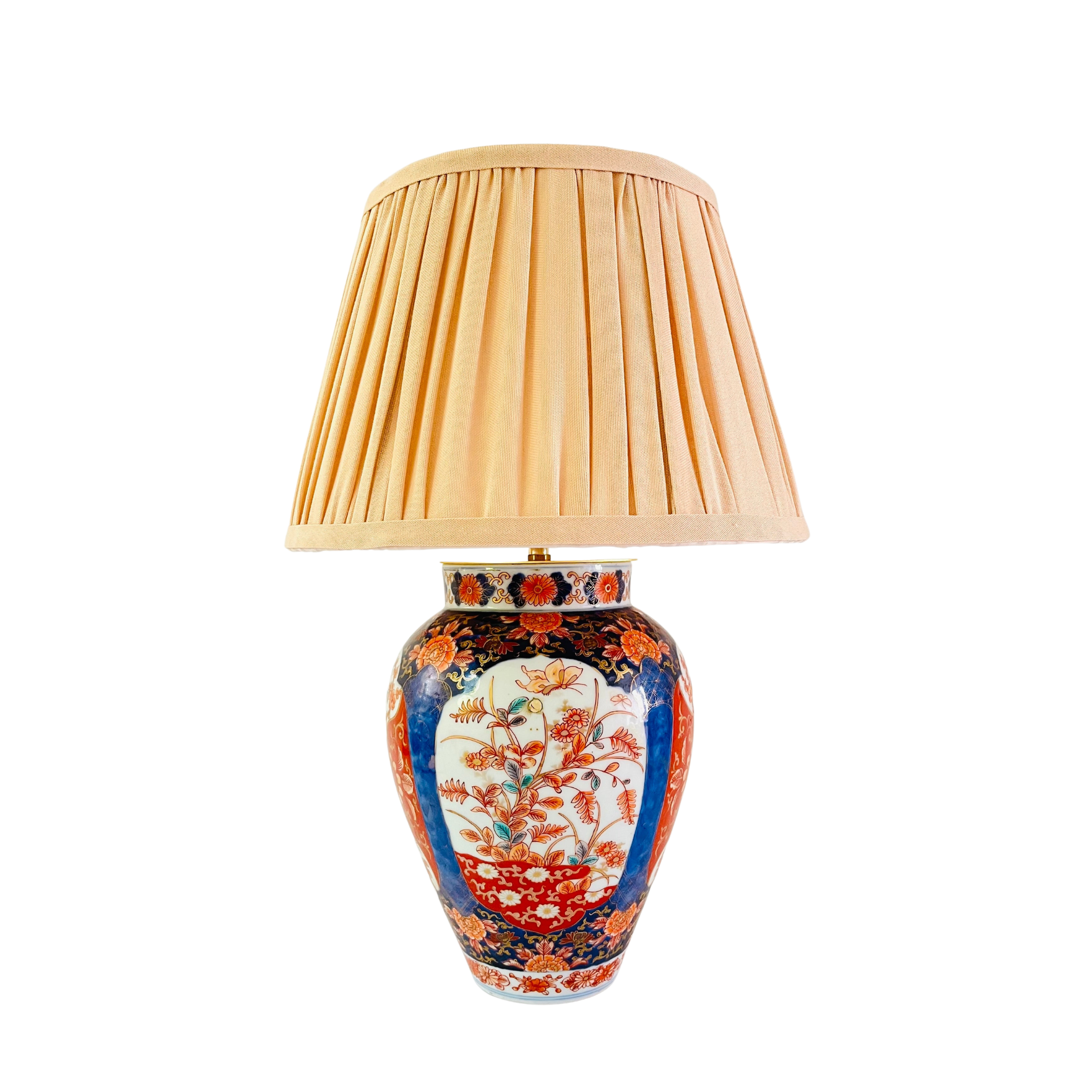 Antique Japanese Imari Lamp