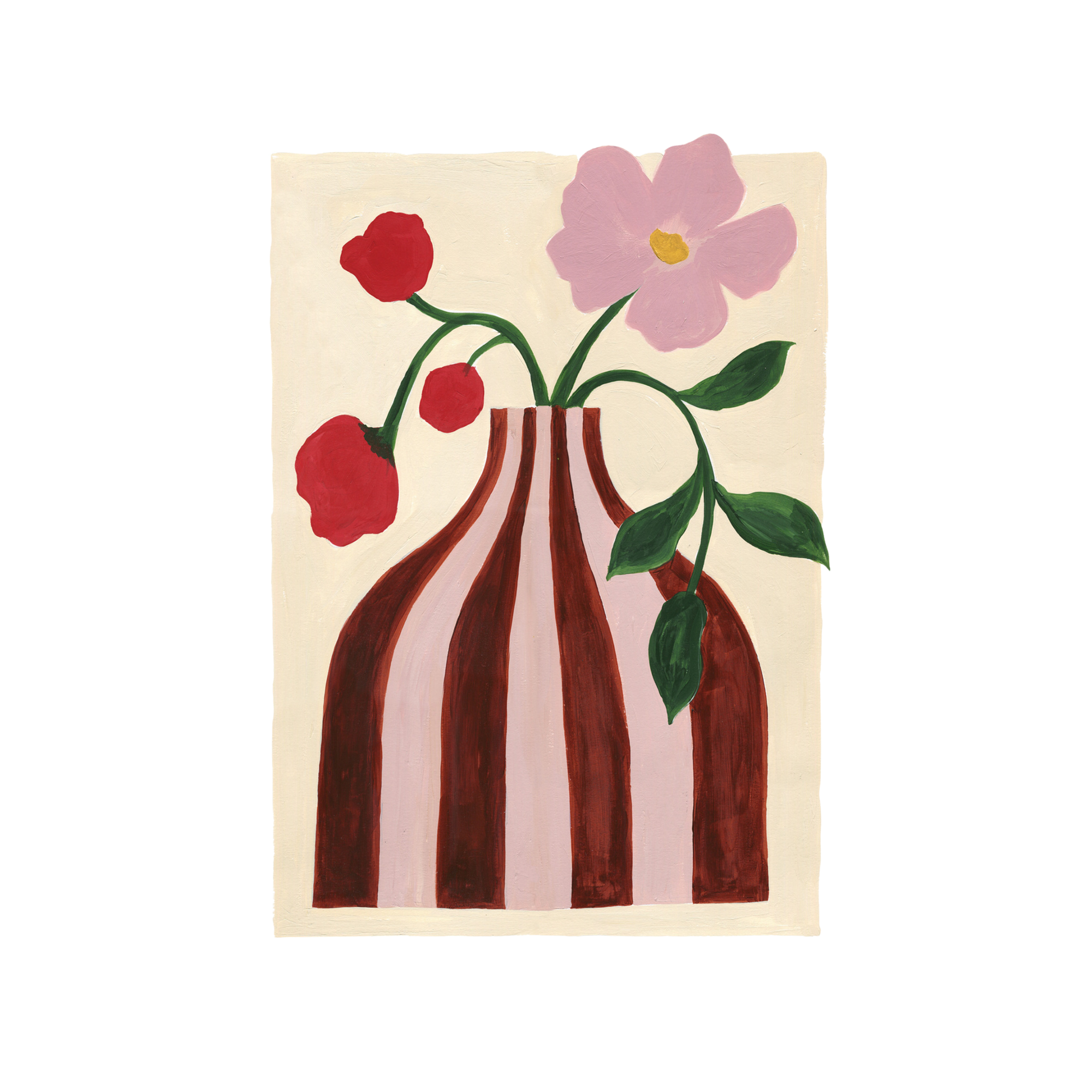 Bouquet, Floral Art Print.