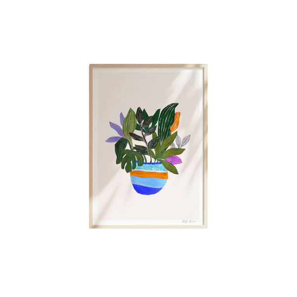 Botanical Bird of Paradise Limited Edition Print
