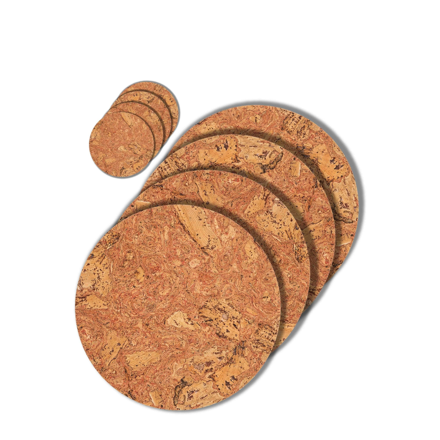 Natural Cork Combo Set - Red