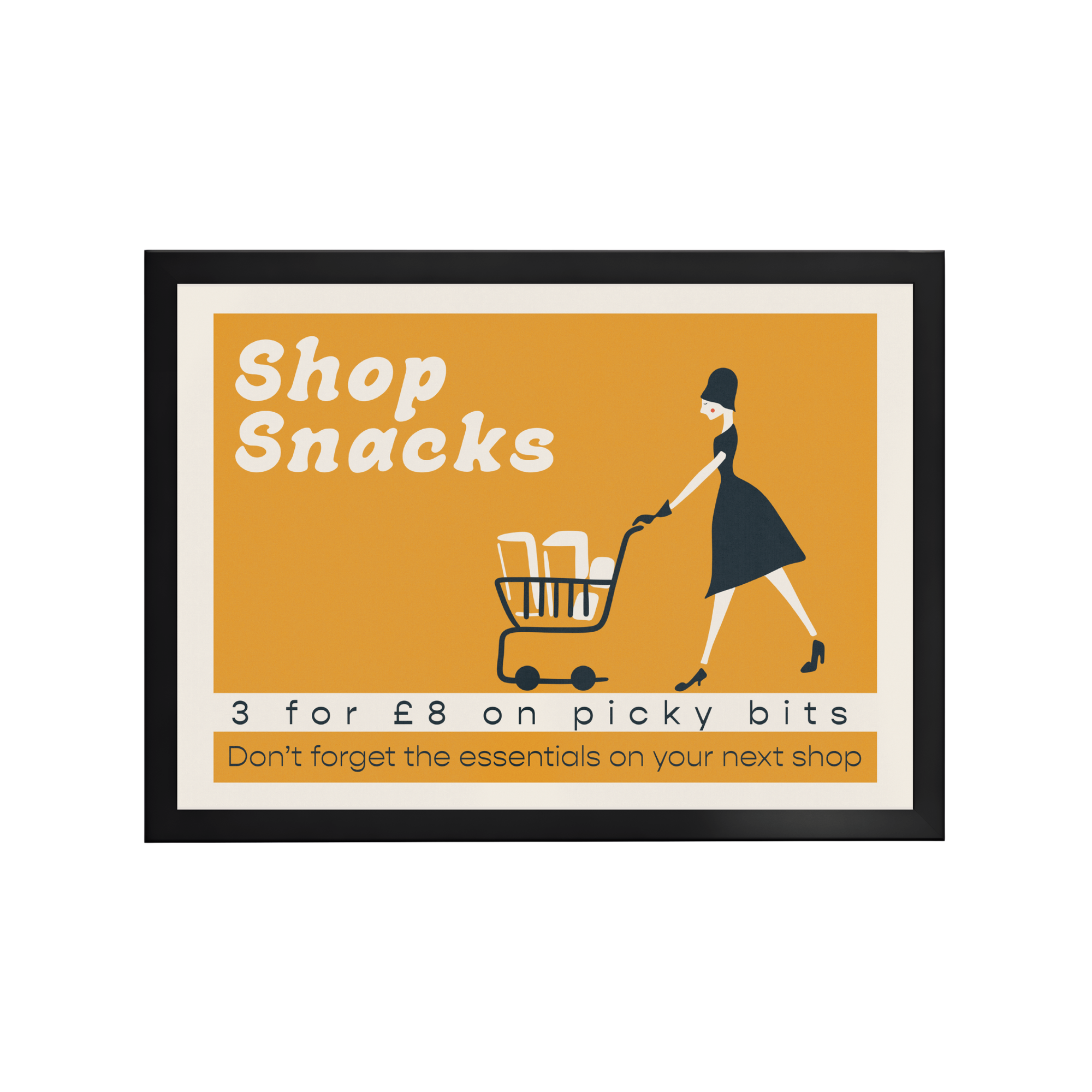 Snacks and Picky Bits kitchen print