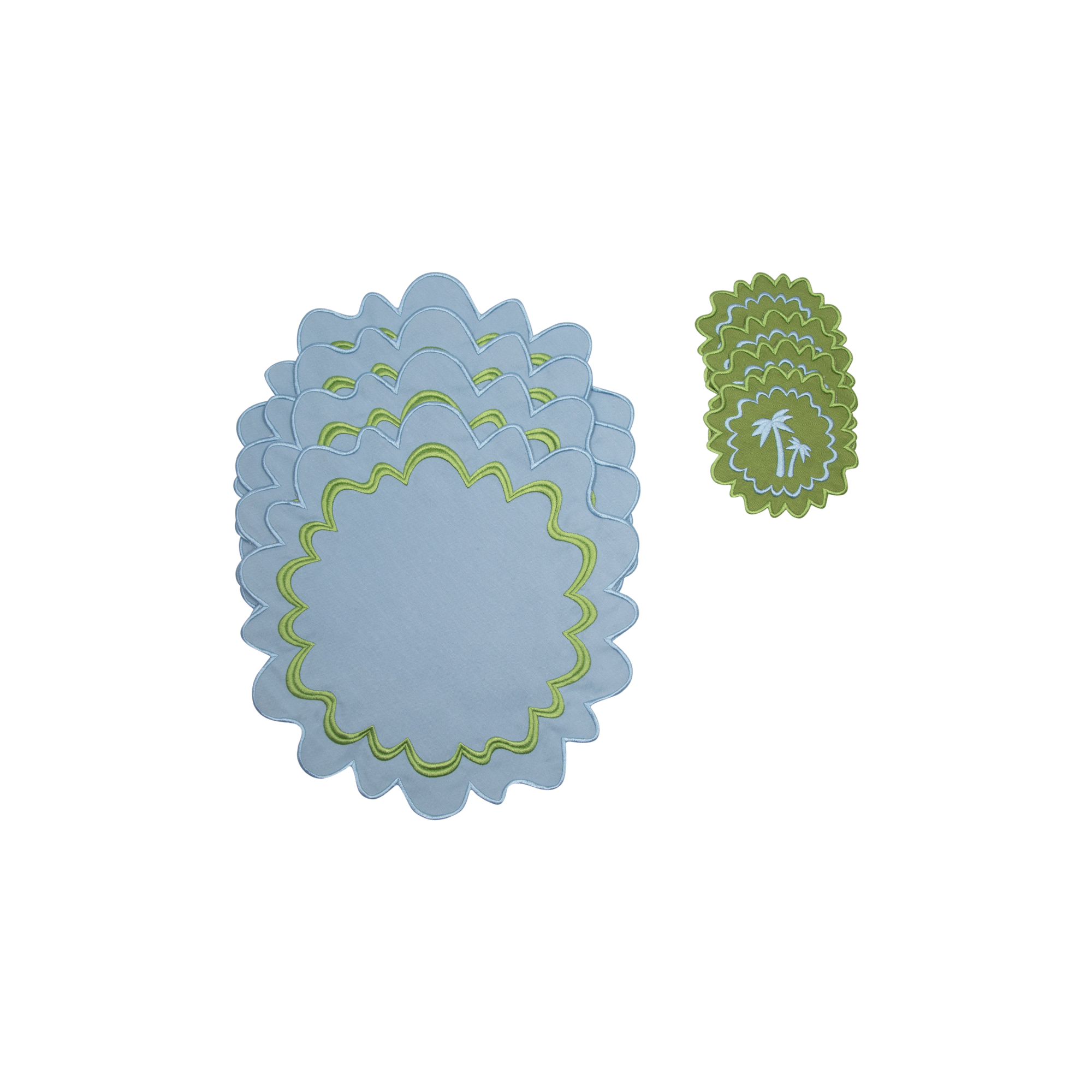 Paloma Bundle Set (Placemat & Coaster Set of 4)