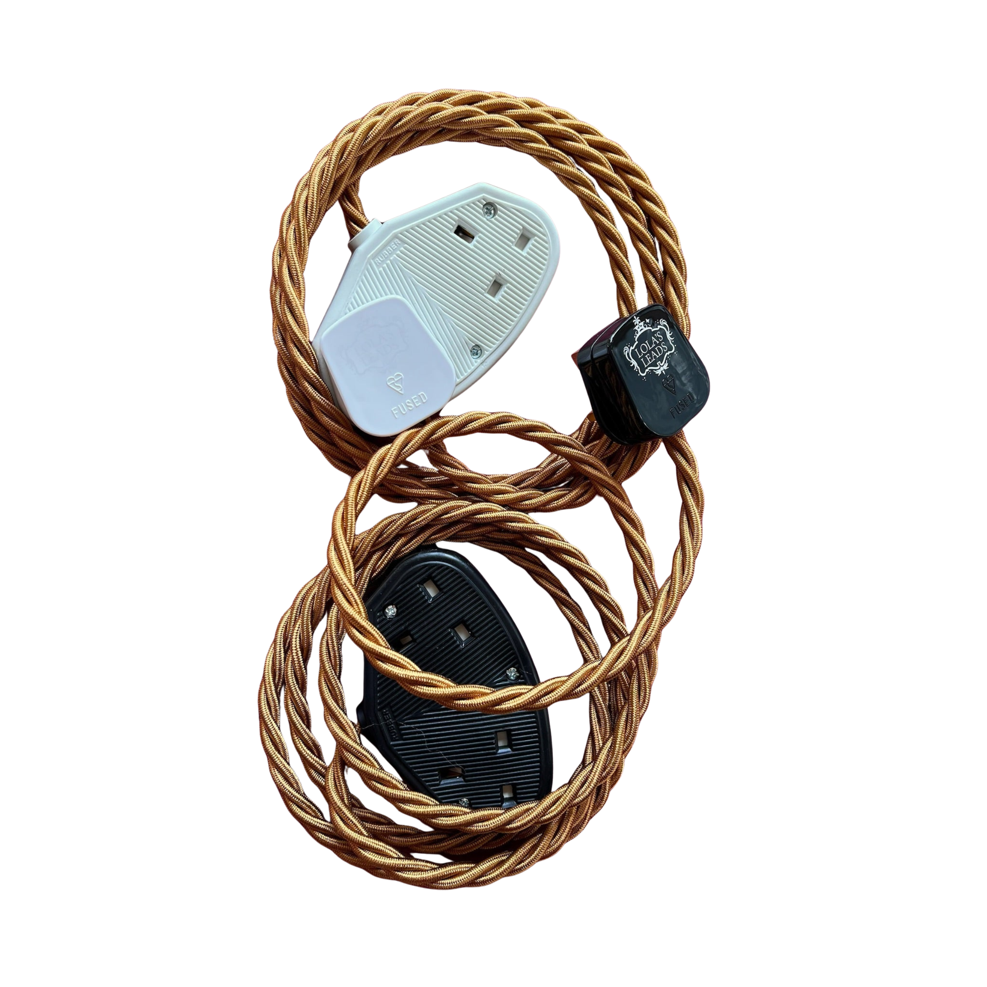 Dijon - Lola's Leads Fabric Extension Cable