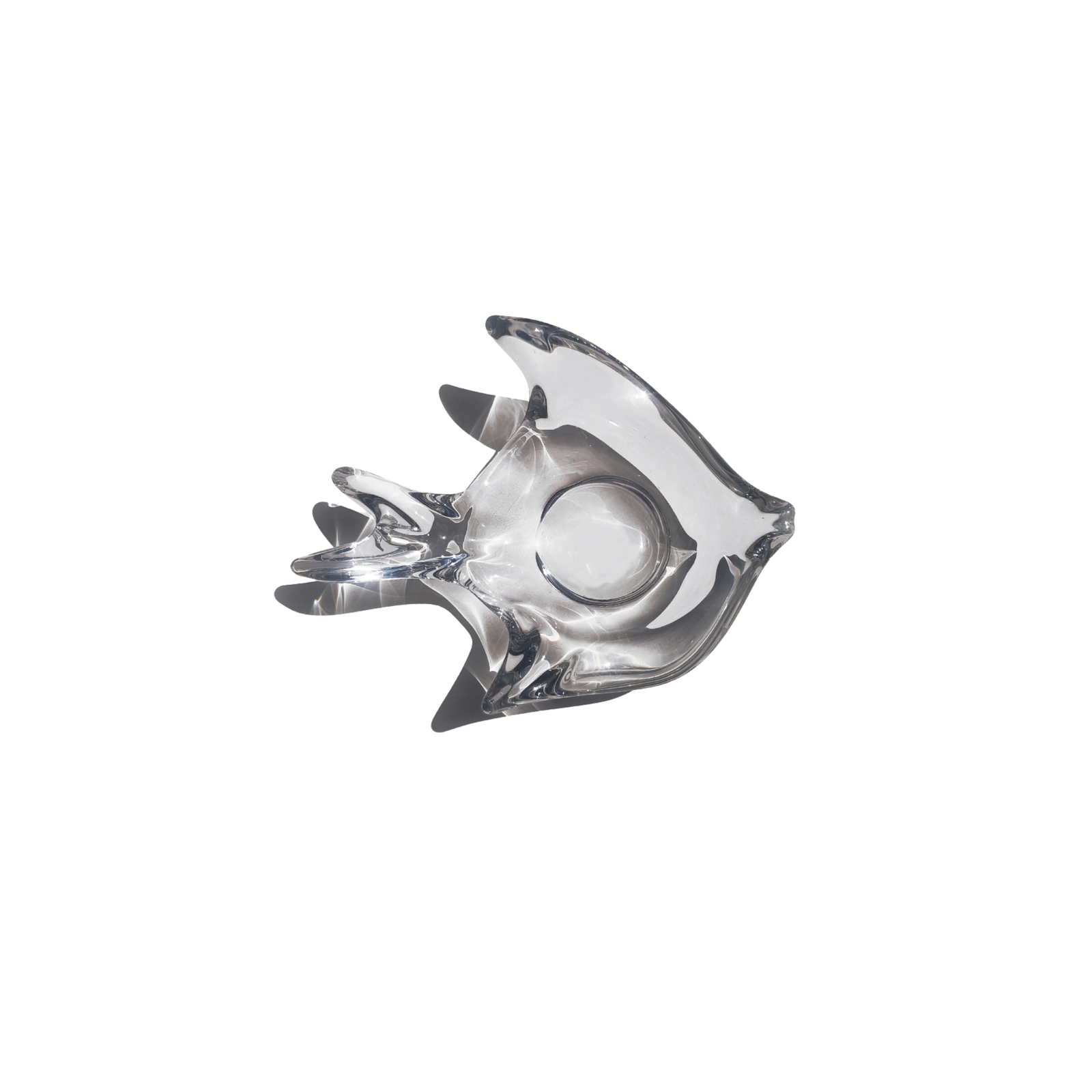 Vintage Glass Fish Vide Poche