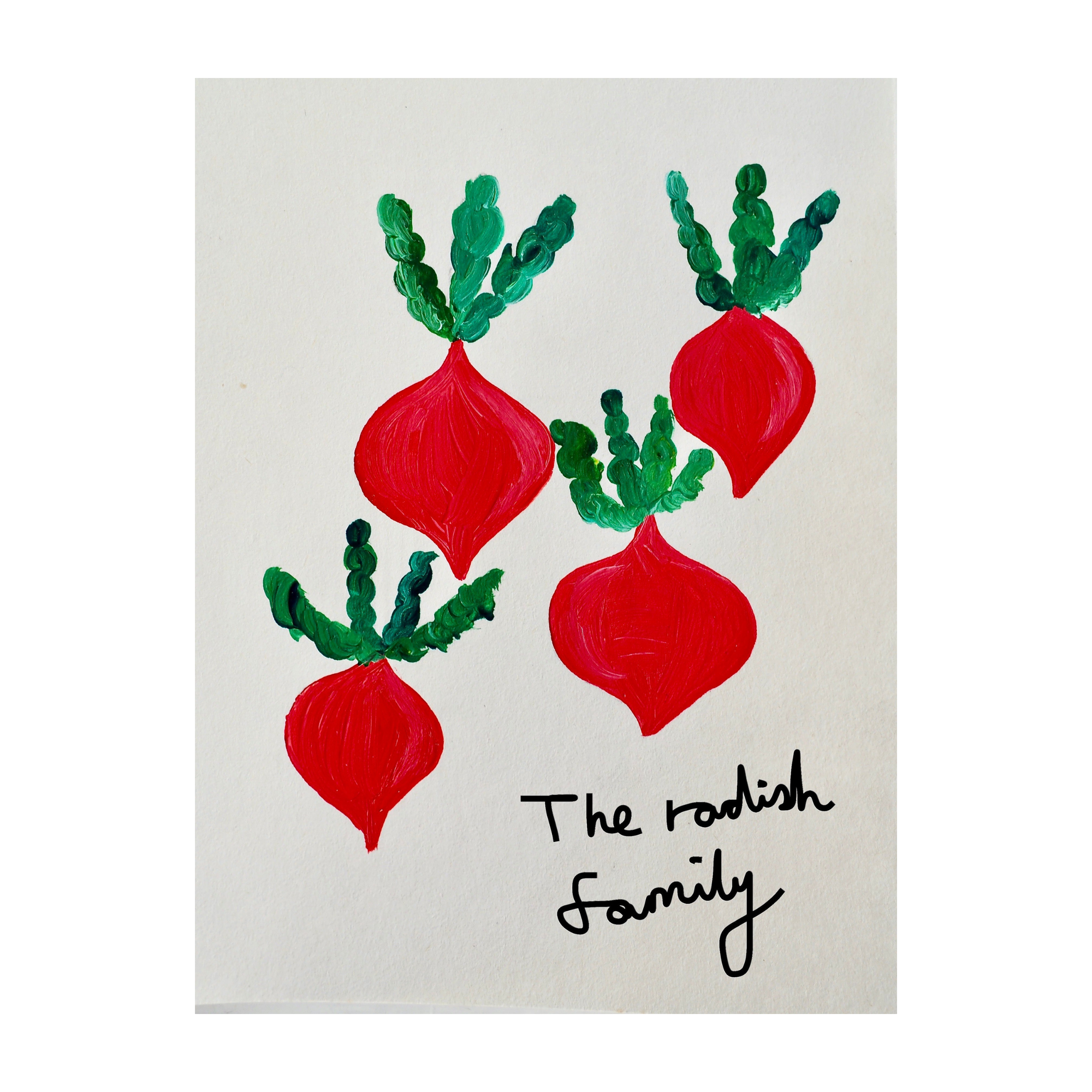 The Radish Family Giclee Print