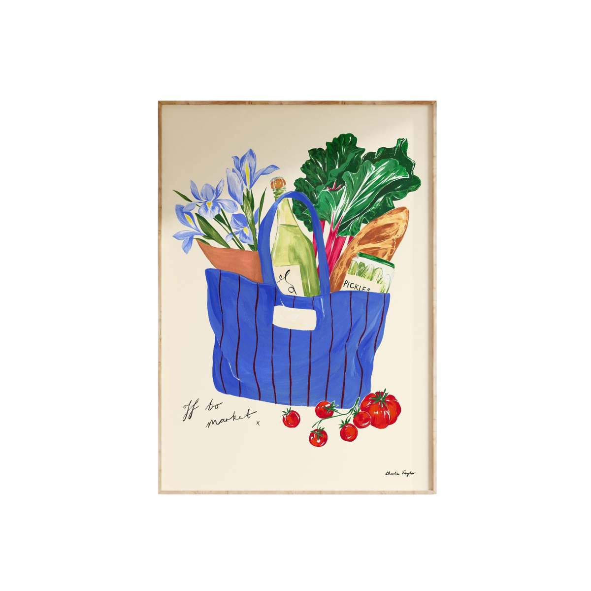 Off to Market' Print
