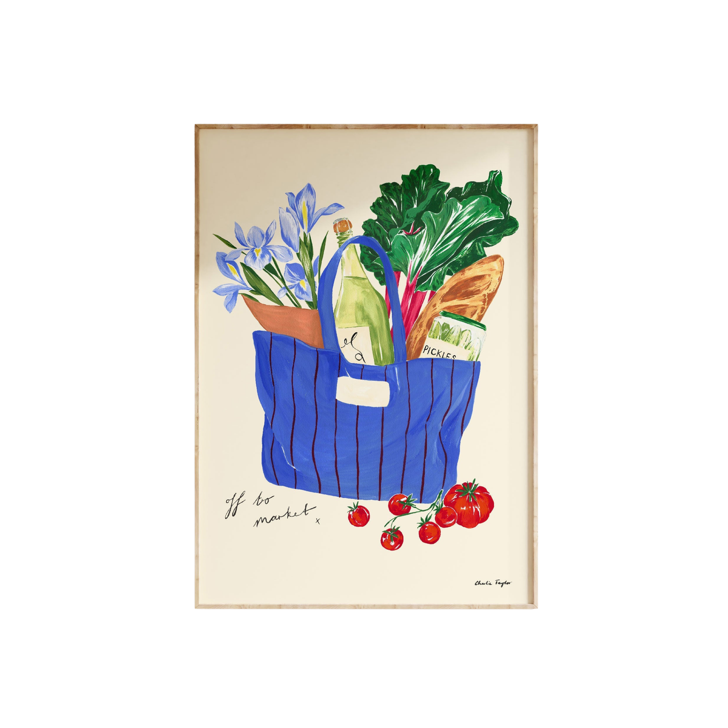 Off to Market' Print