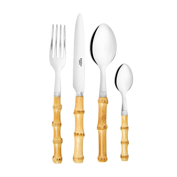 4-Piece Bamboo Cutlery Set