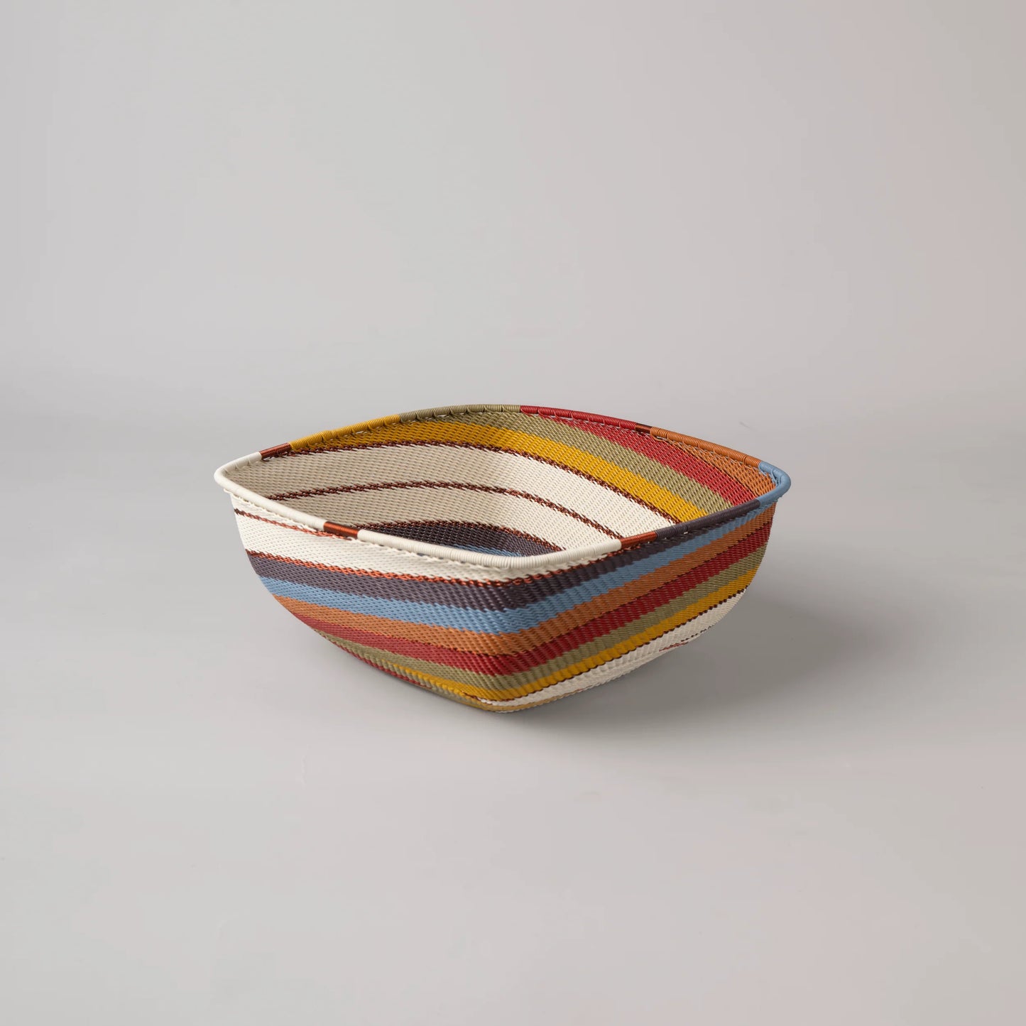 Square Basket - Mountain Rainbow