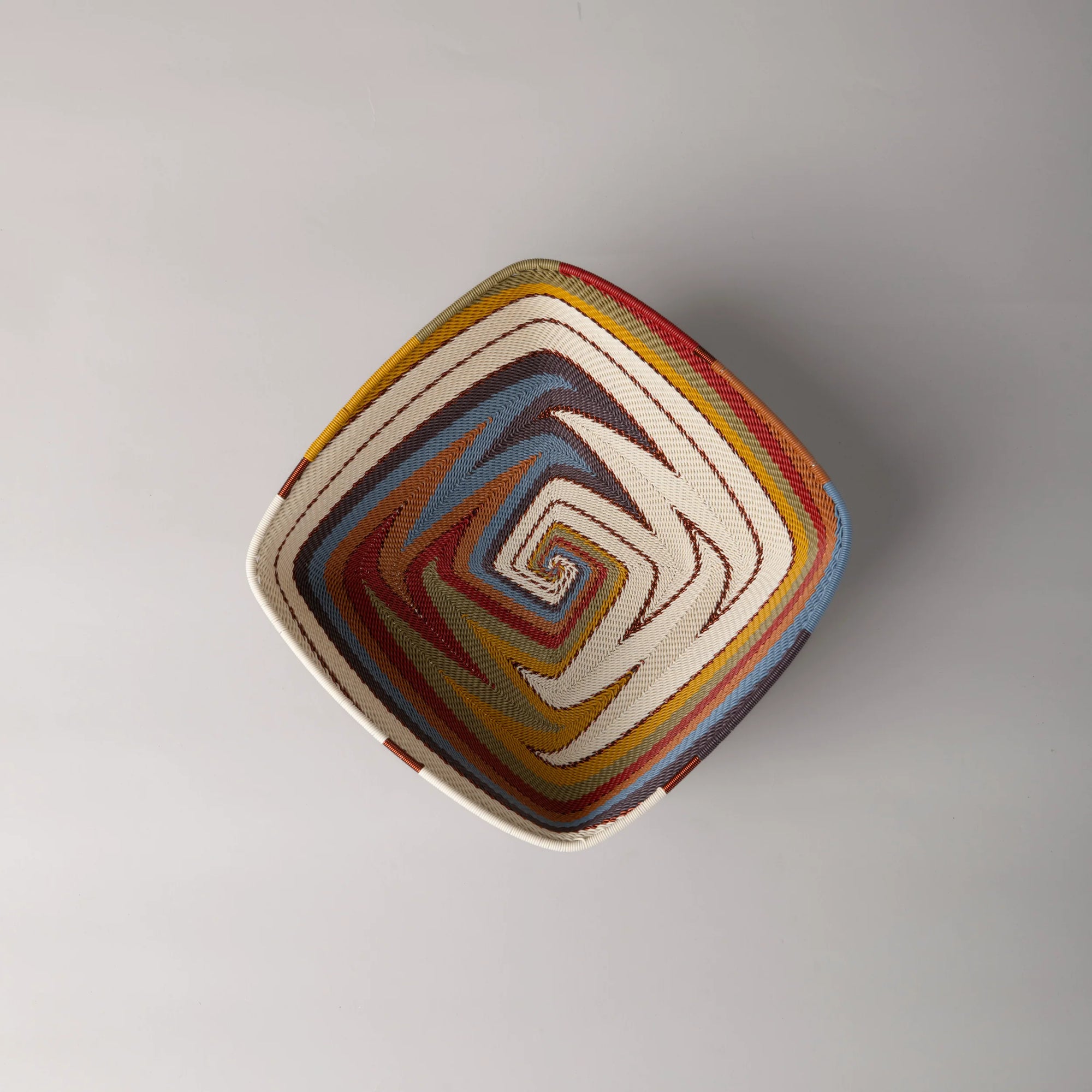 Square Basket - Mountain Rainbow