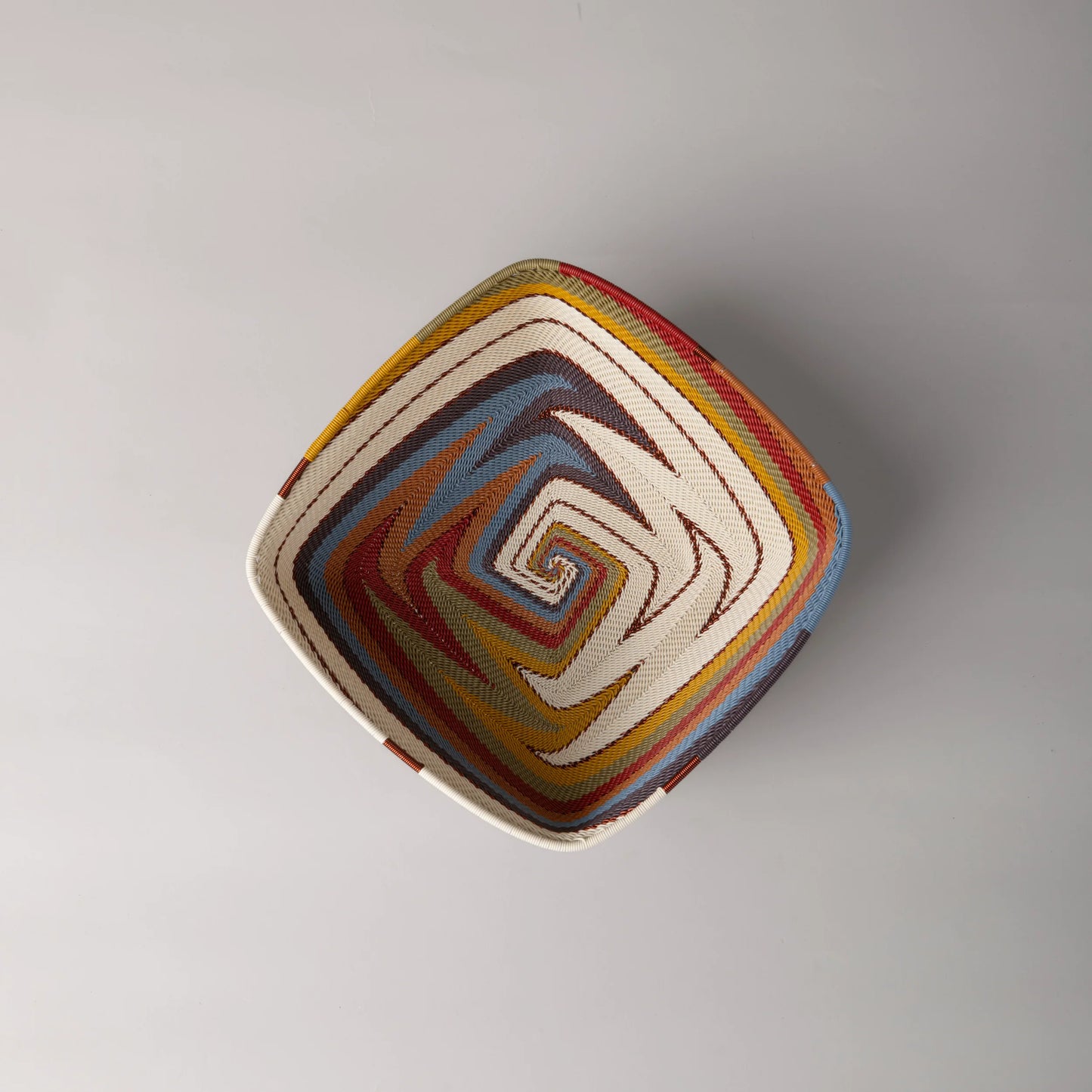 Square Basket - Mountain Rainbow