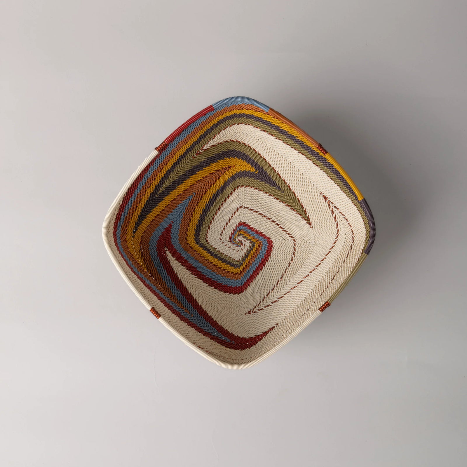 Square Basket - Mountain Rainbow