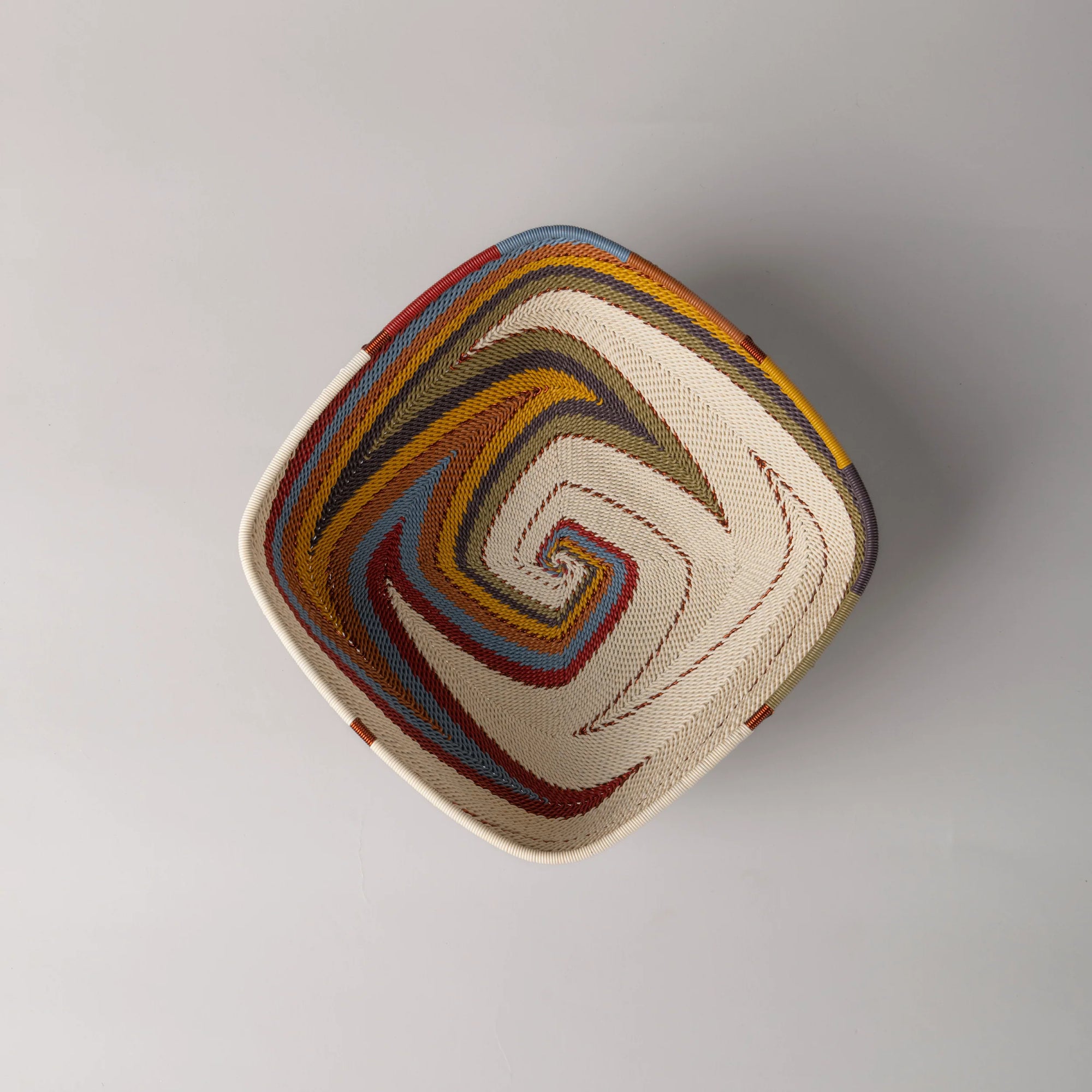 Square Basket - Mountain Rainbow