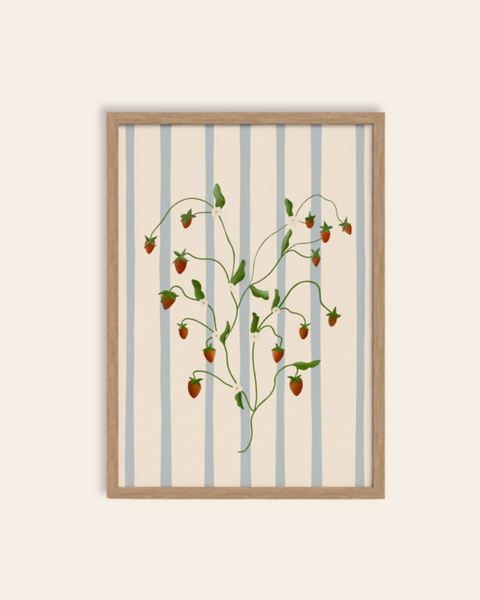 Strawberry Vine Art Print