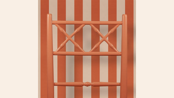 Sonia Stripe Wallpaper, Ginger, Roll