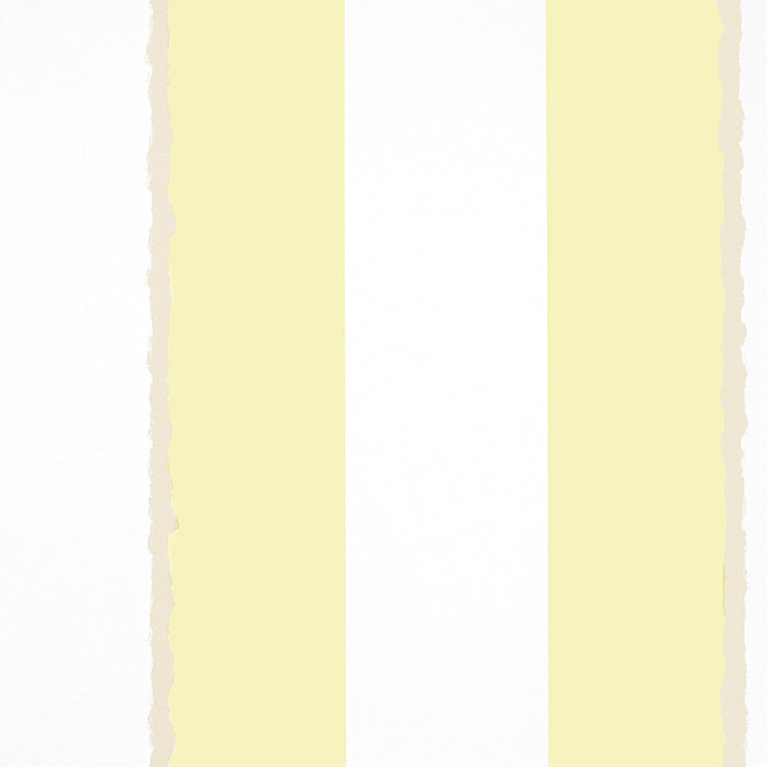 Wide Stripes Aligned Wallpaper – BUTTERMILK