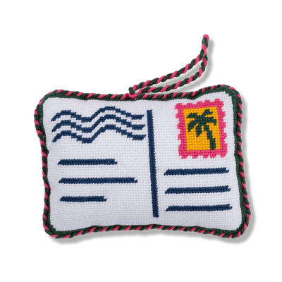 Needlepoint Icon Ornament - Postcard - Furbish Studio