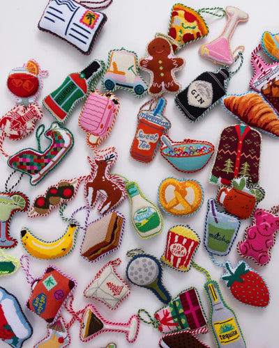 Needlepoint Icon Ornament - Cosmopolitan - Furbish Studio