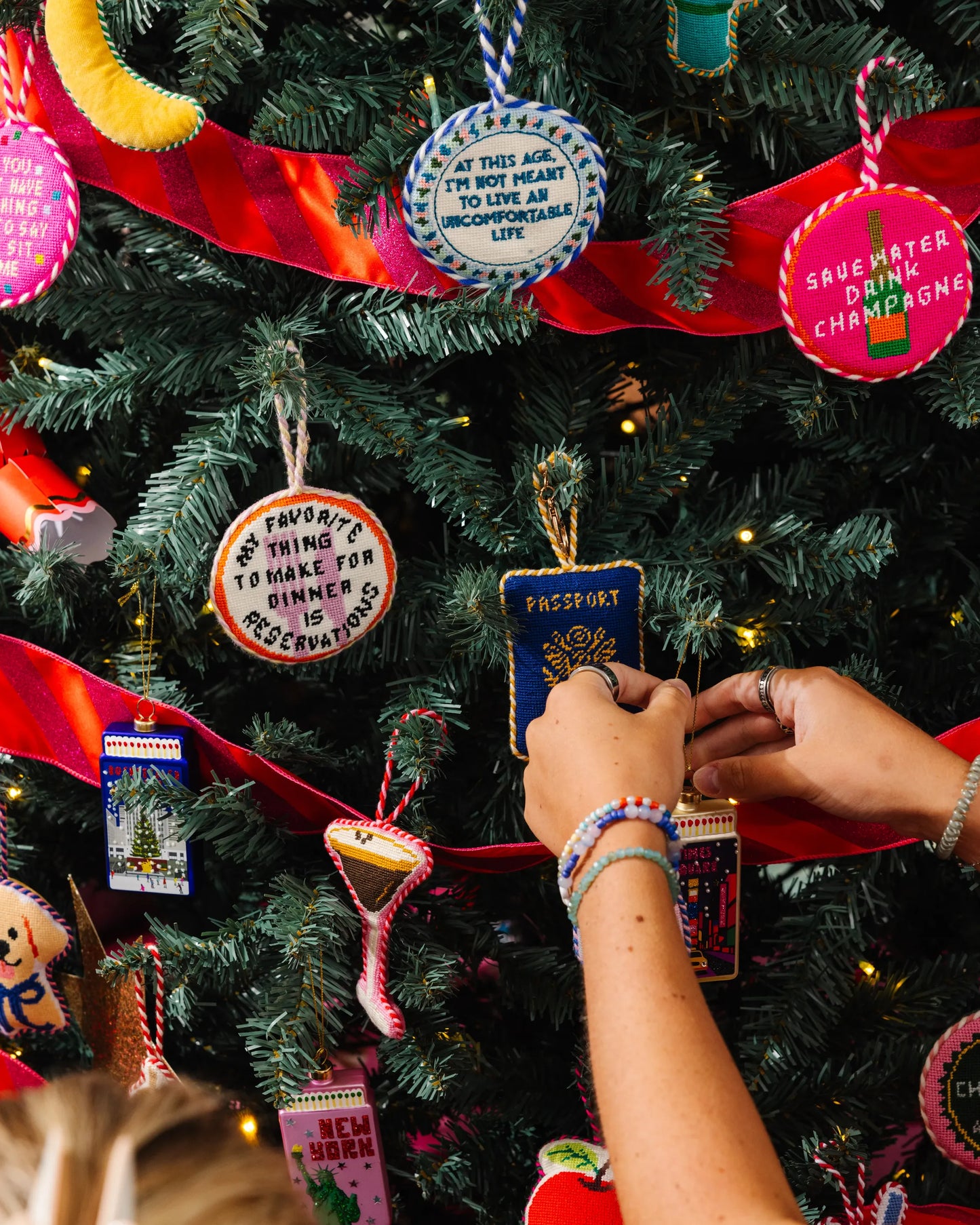 Needlepoint Ornament - Reservations