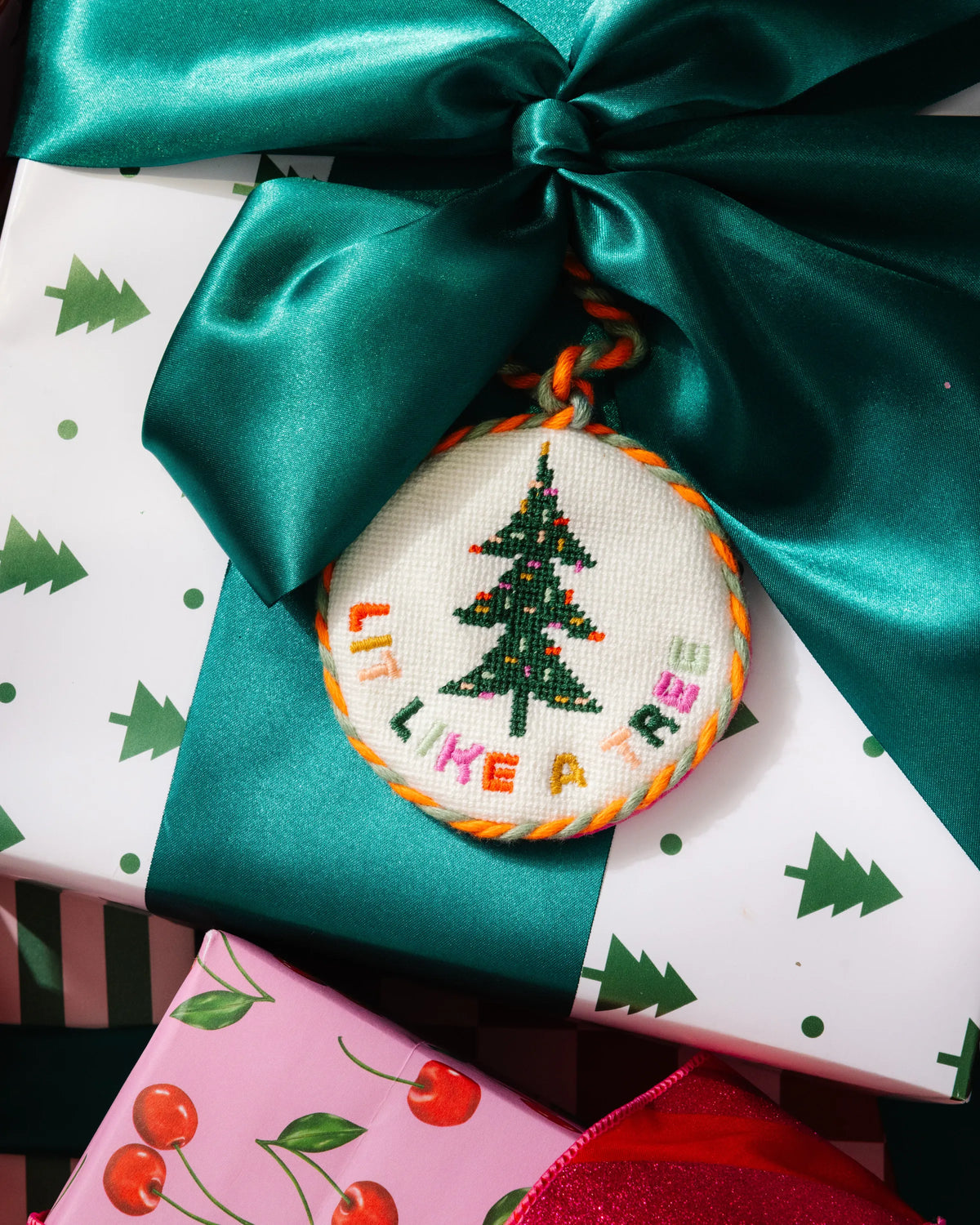 Needlepoint Ornament - Lit Like a Tree