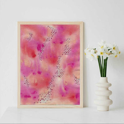 Summer Walk Textile Framed art
