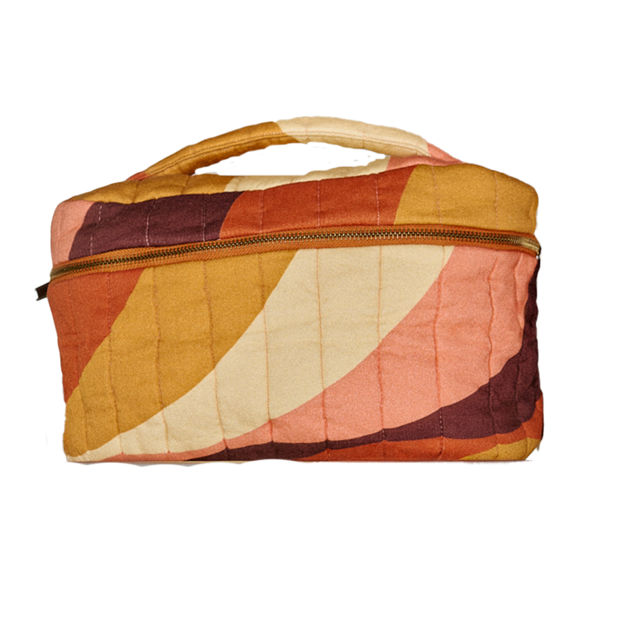 Sunset Suite Quilted Wash Bag