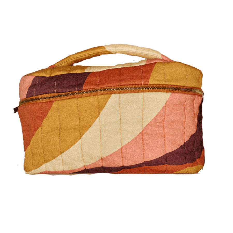 Sunset Suite Quilted Wash Bag