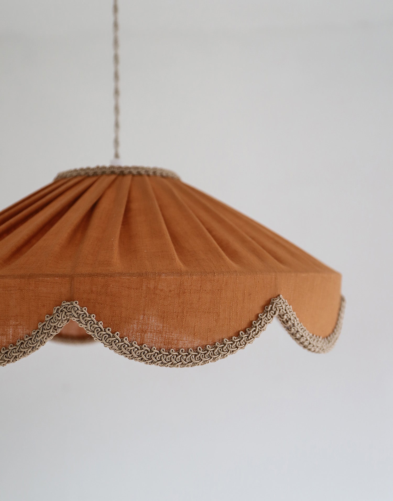 Cosette 'Caramel' Solid Color Floral Shaped Pendant Light