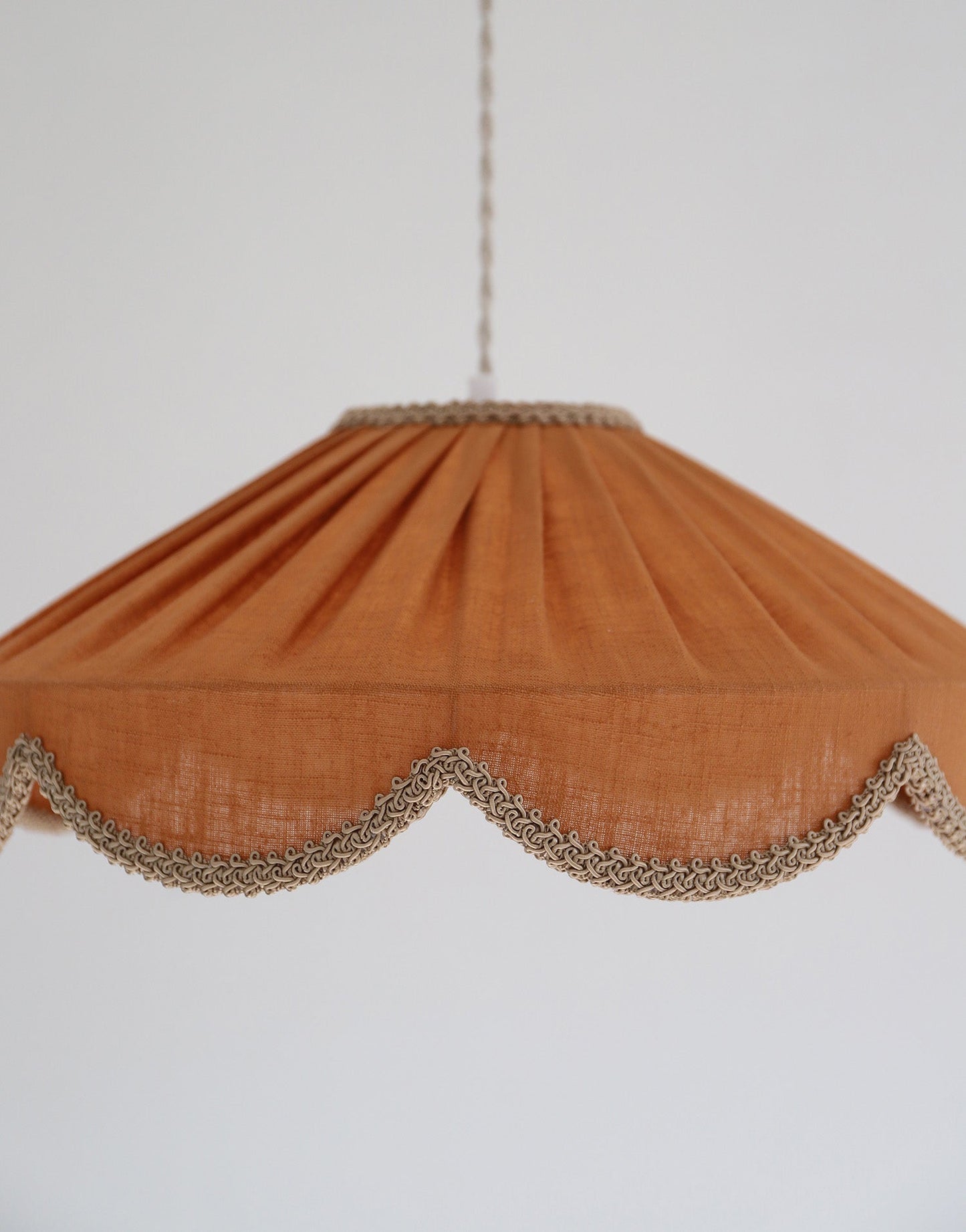 Cosette 'Caramel' Solid Color Floral Shaped Pendant Light