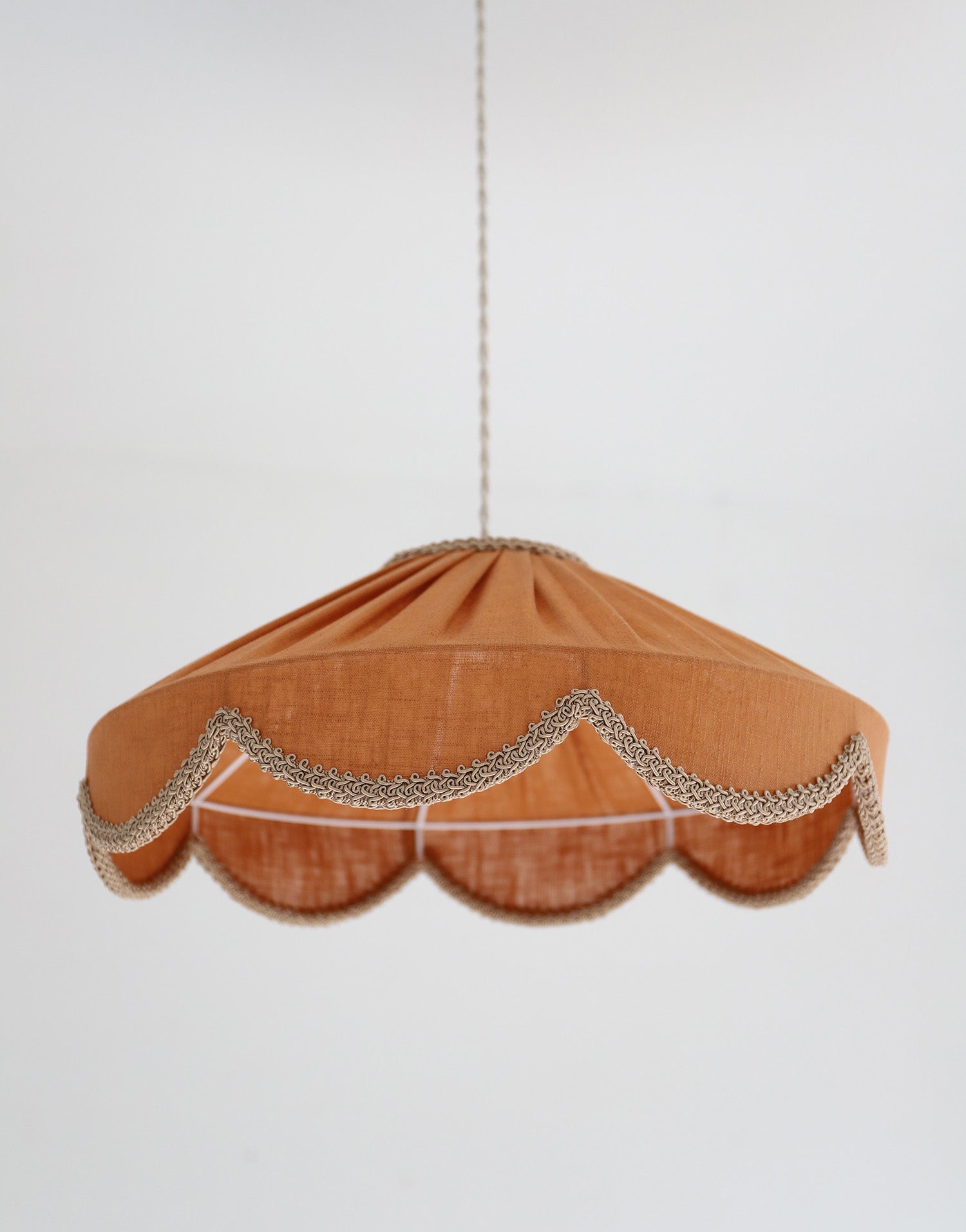 Cosette 'Caramel' Solid Color Floral Shaped Pendant Light