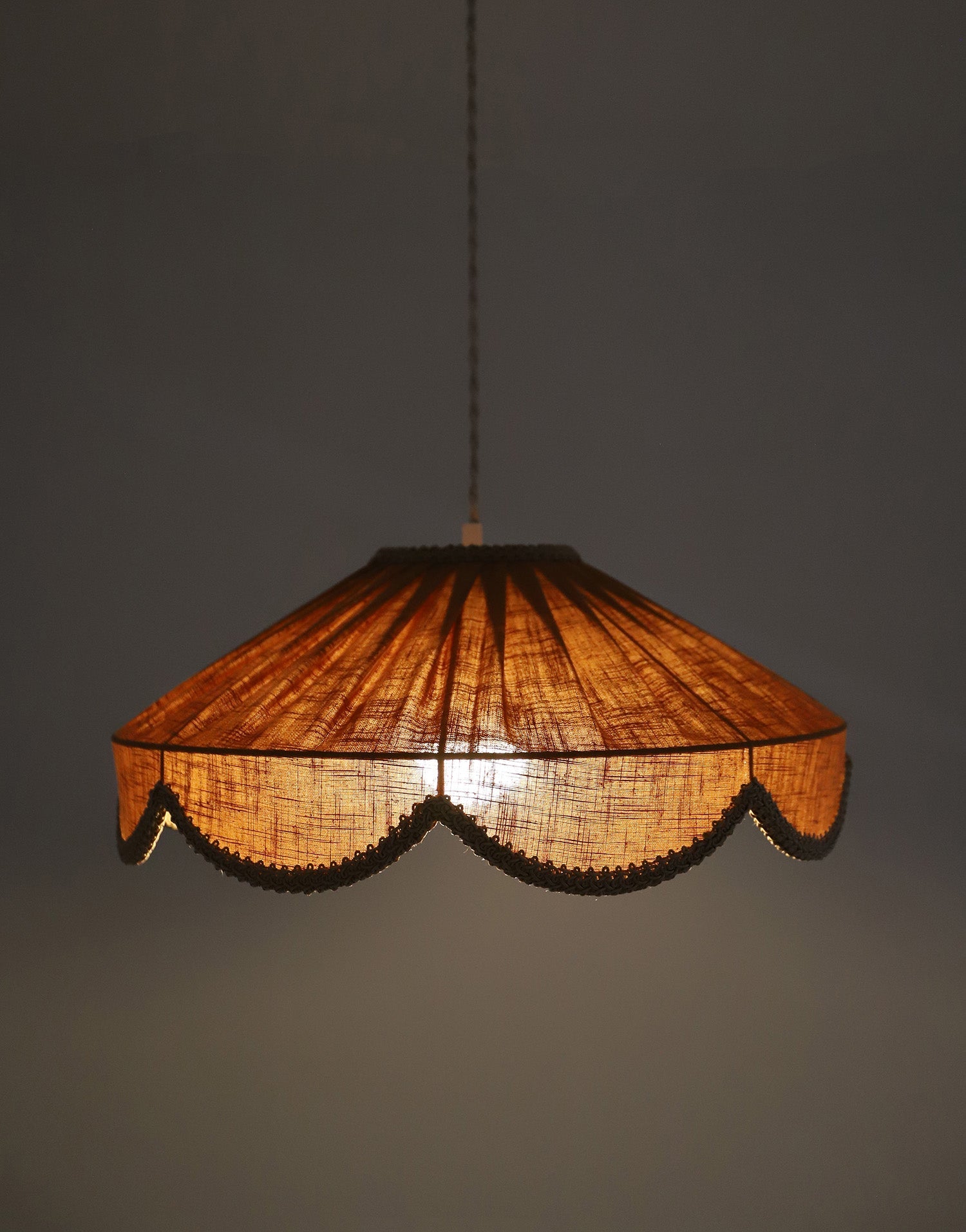 Cosette 'Caramel' Solid Color Floral Shaped Pendant Light