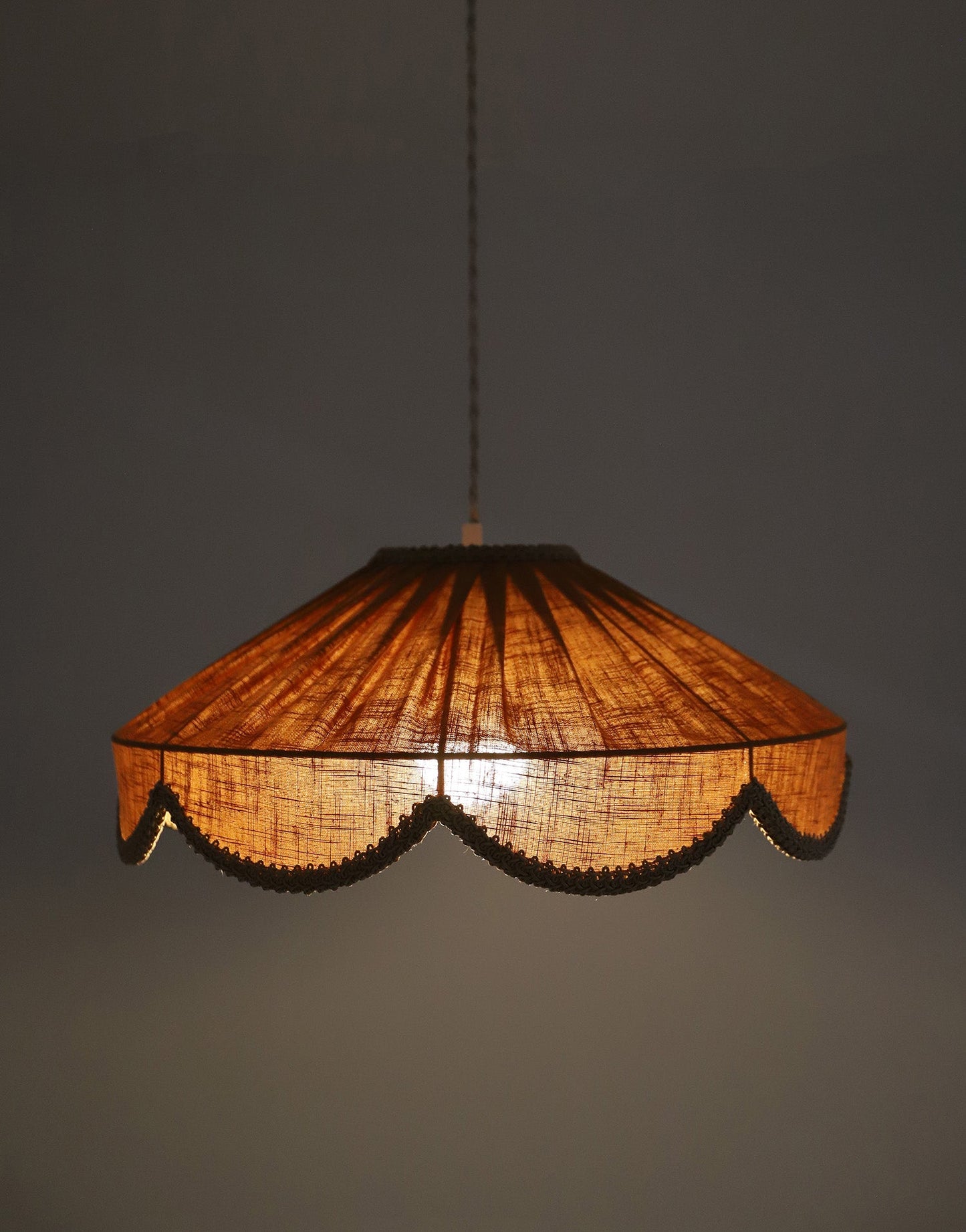 Cosette 'Caramel' Solid Color Floral Shaped Pendant Light