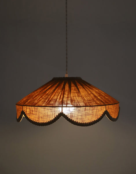 Cosette 'Caramel' Solid Color Floral Shaped Pendant Light