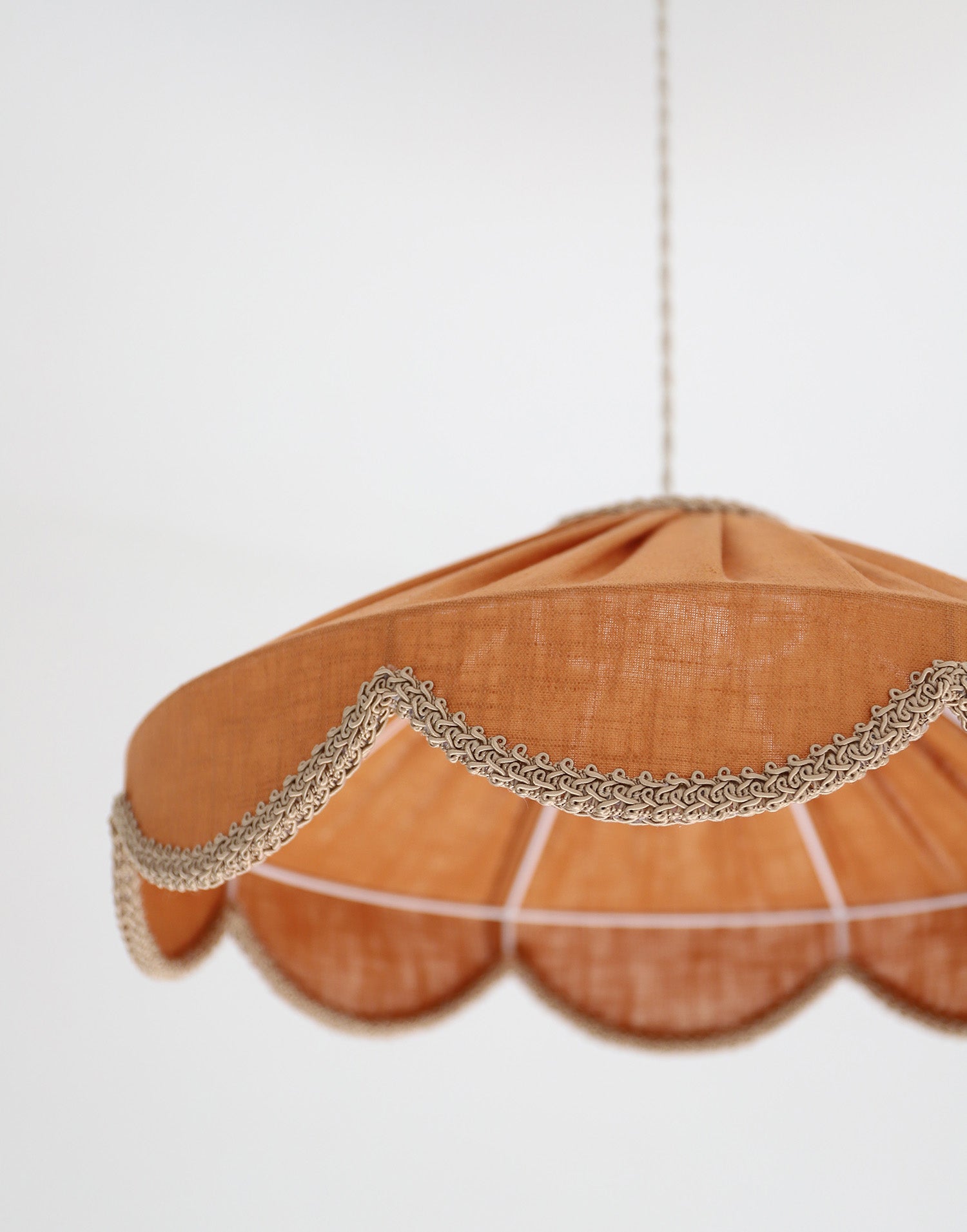 Cosette 'Caramel' Solid Color Floral Shaped Pendant Light
