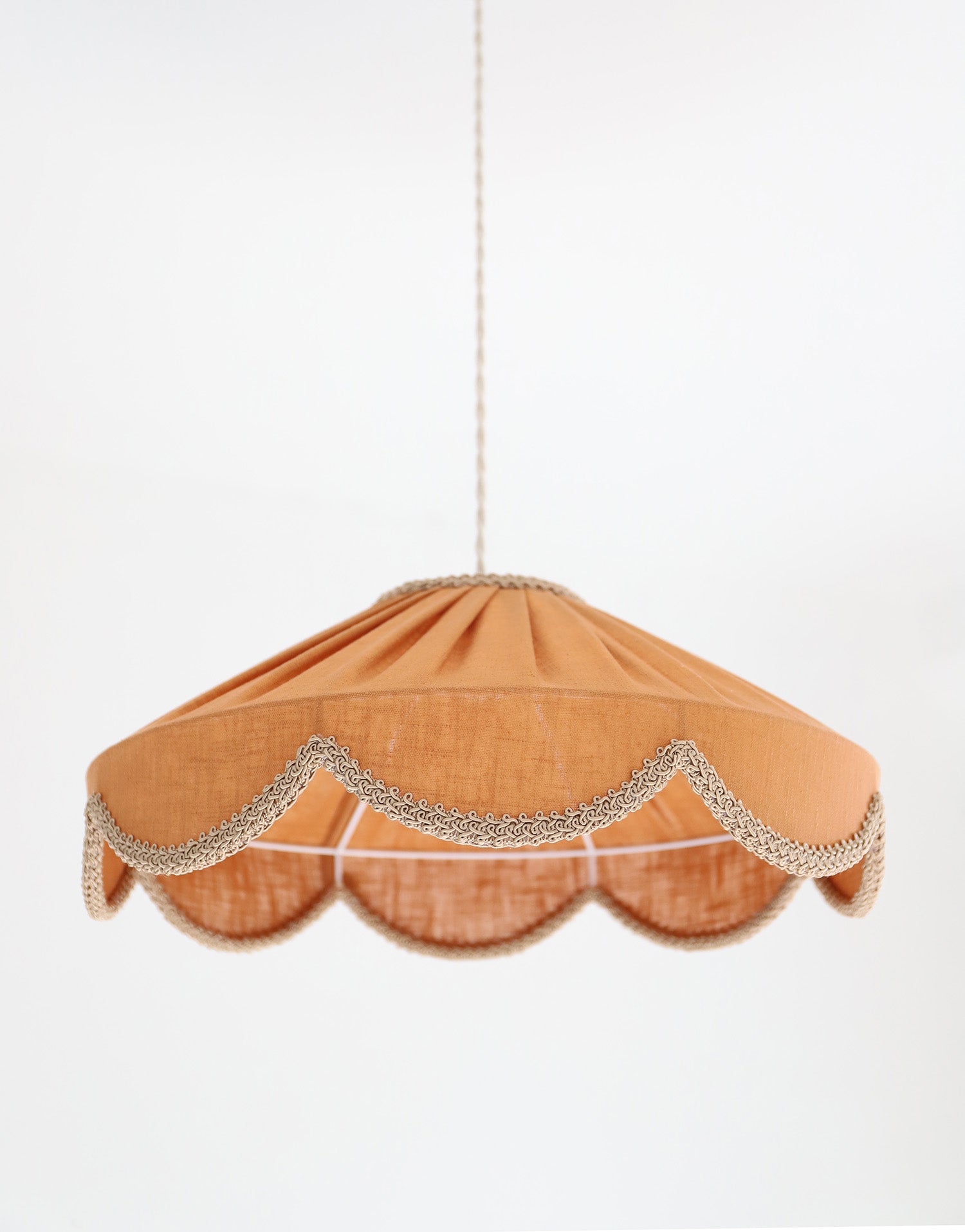 Cosette 'Caramel' Solid Color Floral Shaped Pendant Light